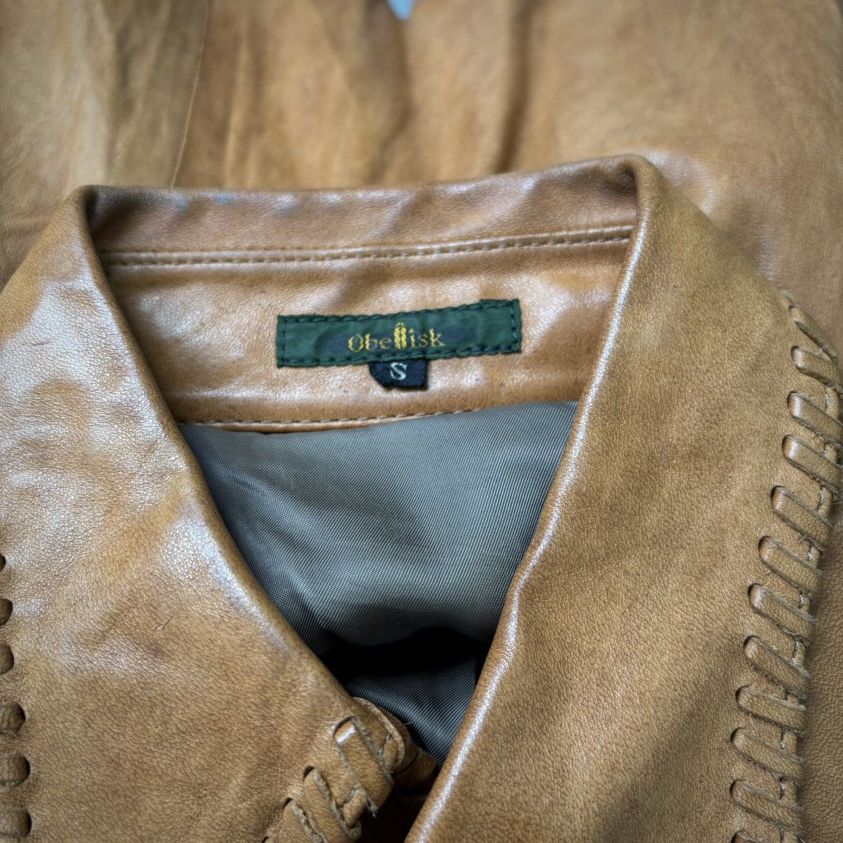 If Six Was Nine Obelisk Leather Cowboy Shirt Size US S / EU 44-46 / 1 - 6 Thumbnail