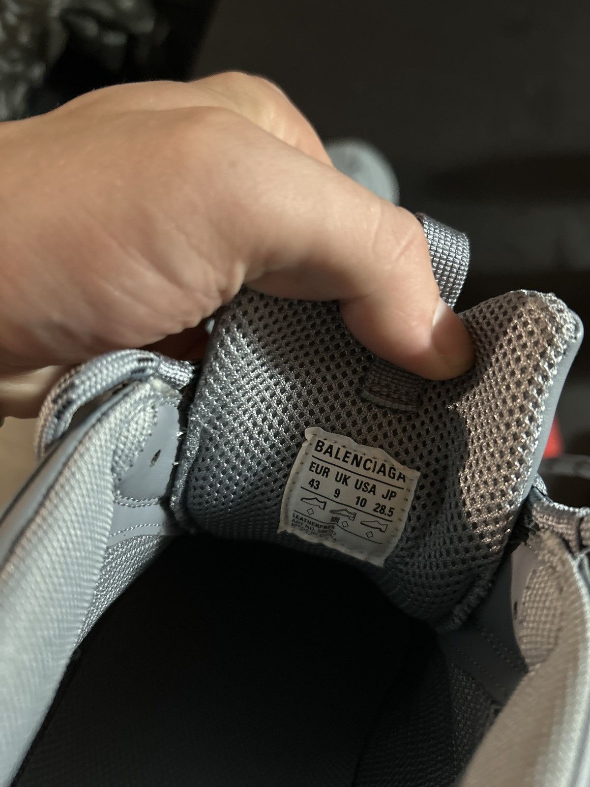 Balenciaga Balenciaga all over logo triple s grey Size US 10 / EU 43 - 6 Thumbnail