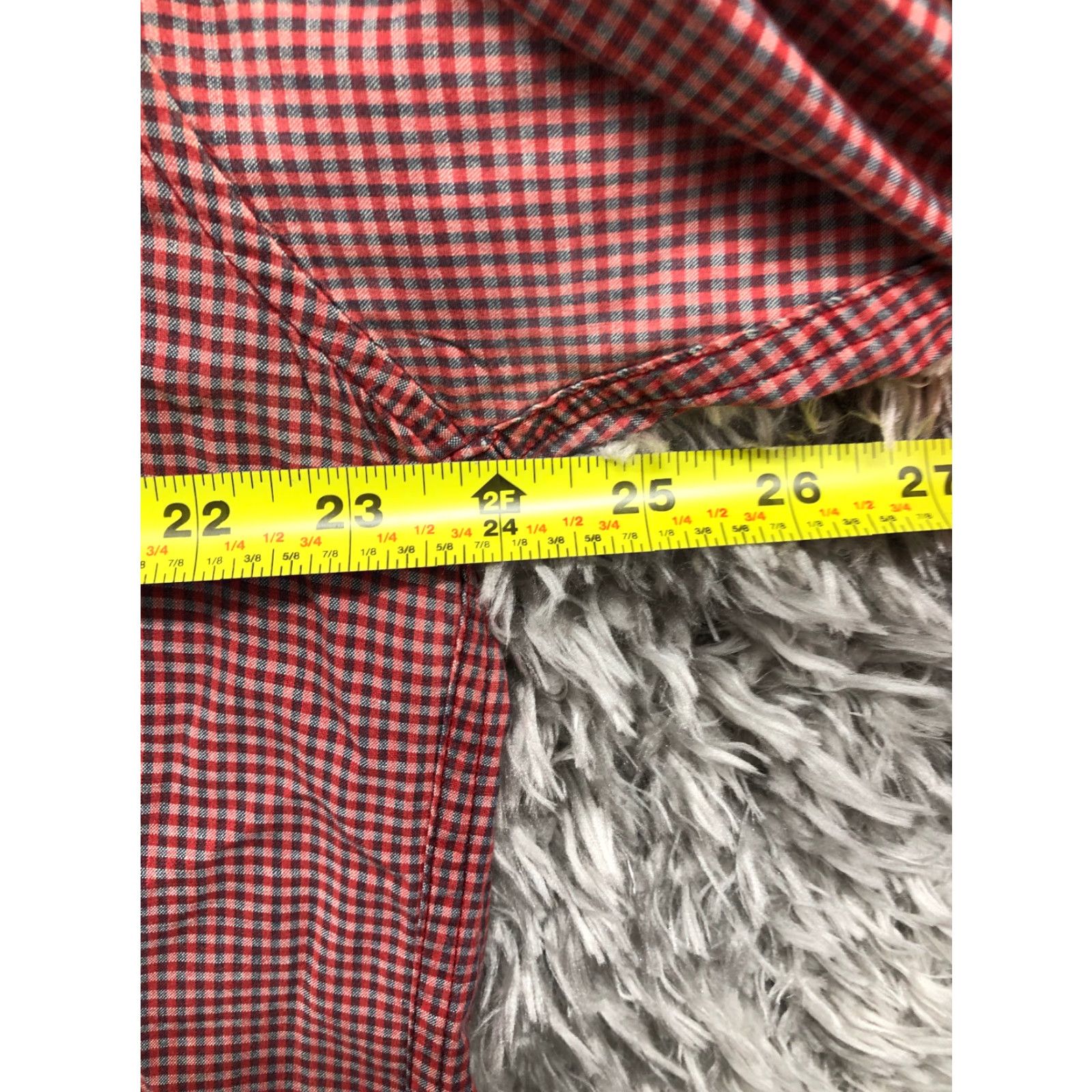 Haggar Haggar Shirt XL Mens Red Plaid Long Sleeve Button-Down Collar Shirt Size US XL / EU 56 / 4 - 4 Thumbnail
