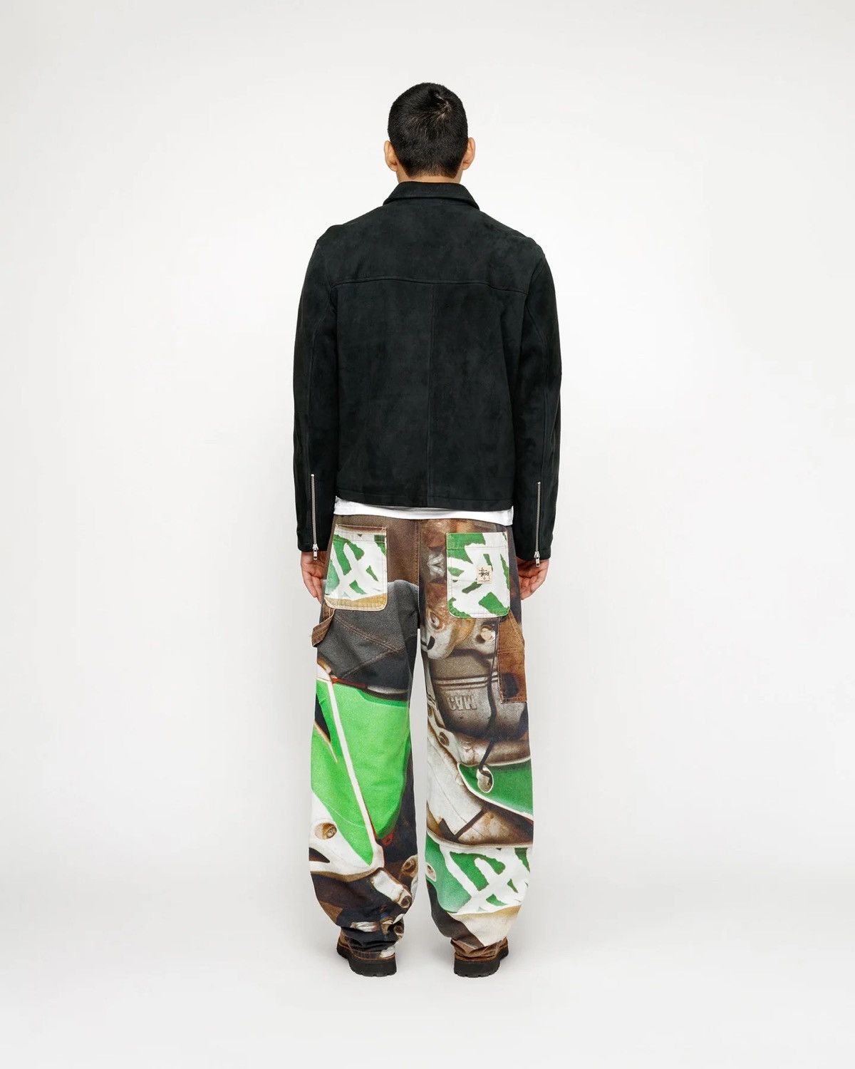 Carhartt × Streetwear × Stussy Stussy work pant canvas Baja