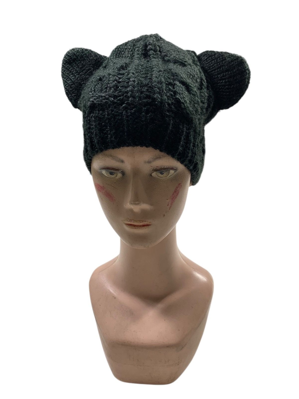 Japanese Brand × Kapital × Vintage Bunny Horn Devil knit Beanie Hats RARE Size ONE SIZE - 1 Thumbnail