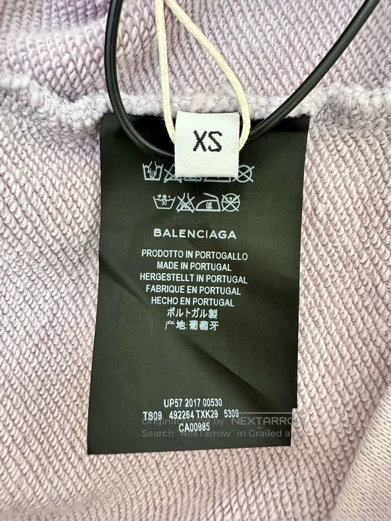 Balenciaga Balenciaga Lilac Letter Logo Multi-Pocket Hoodie, Size XS Size US XS / EU 42 / 0 - 4 Thumbnail