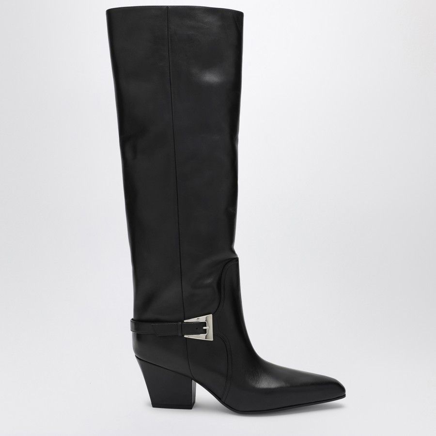 Paris Texas o1d2blof0924 Leather High Boots in Black Size US 6 / IT 36 - 1 Thumbnail