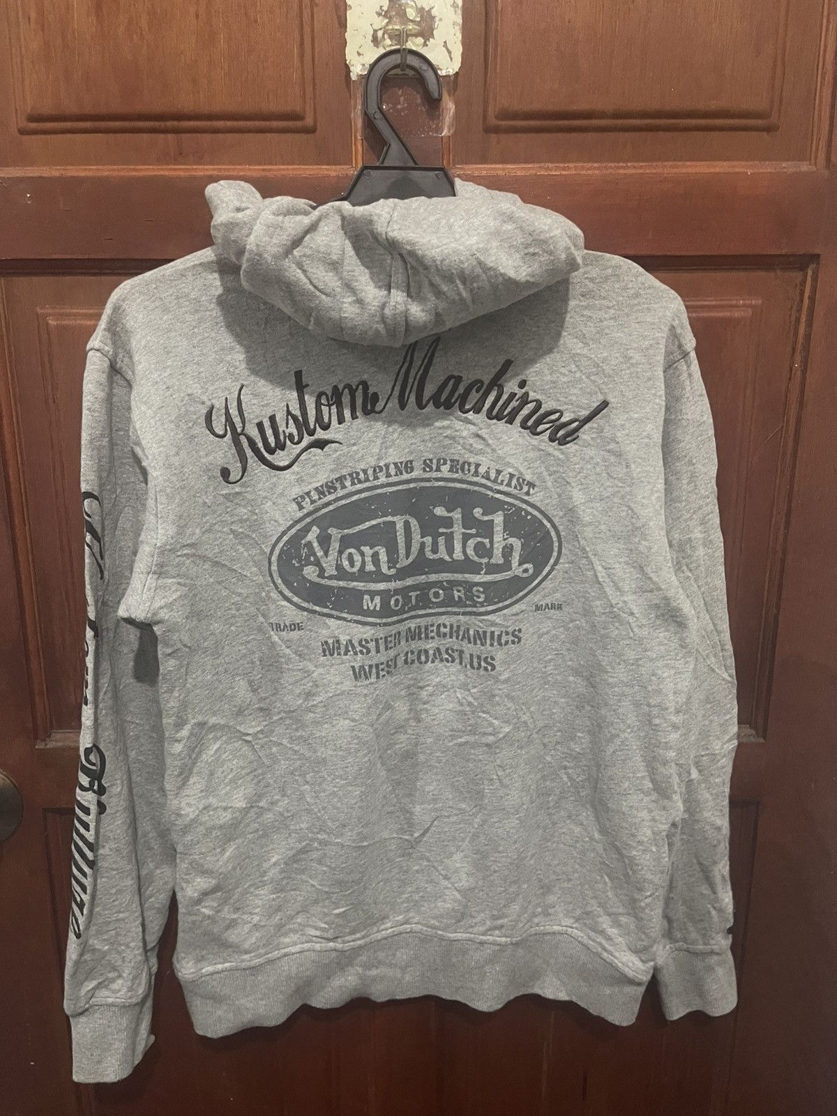 Von Dutch Von Dutch Motors Grey Hoodie Size US M / EU 48-50 / 2 - 2 Thumbnail