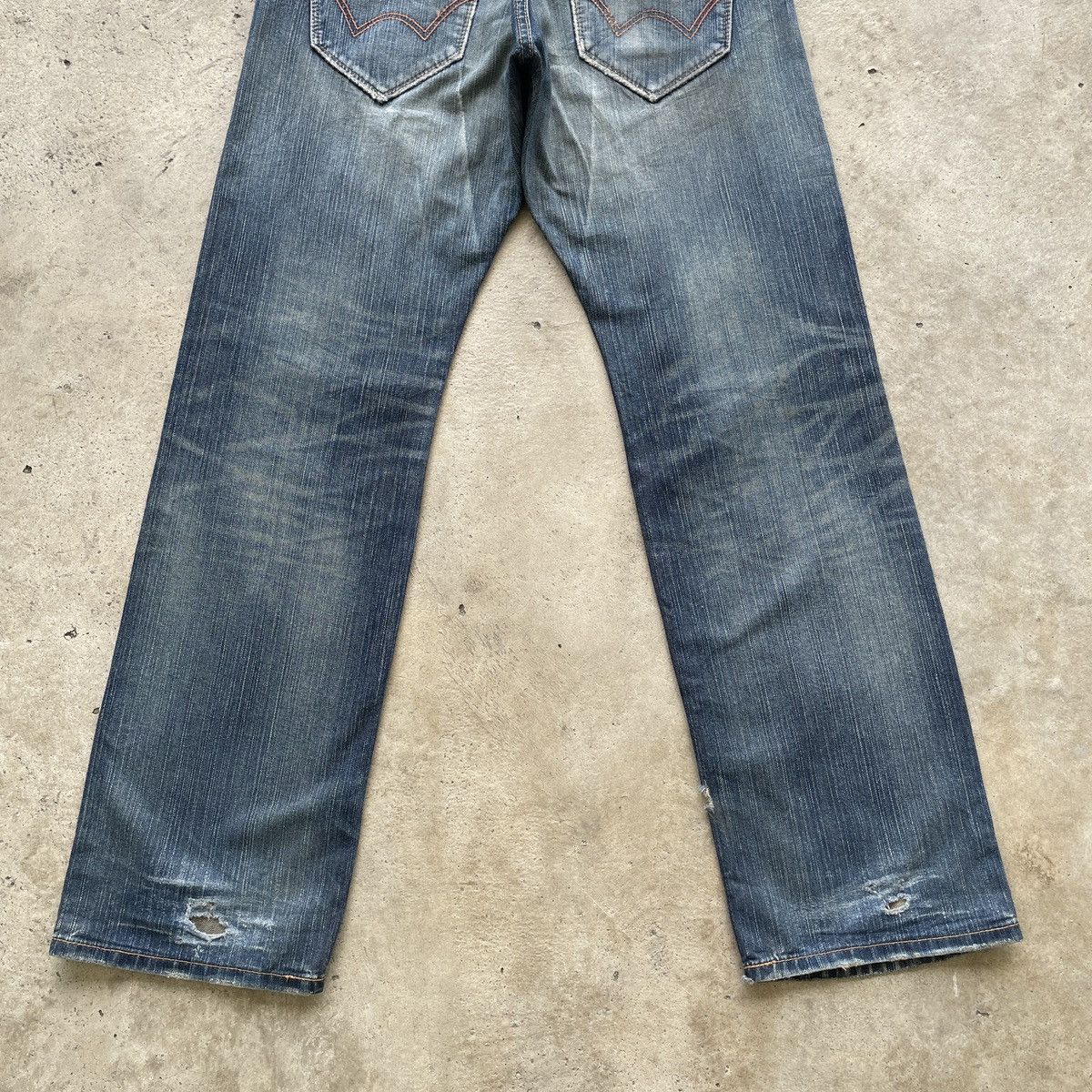 Japanese Brand W33x33.5💥 Vintage Edwin XV-S Faded BAGGY Jeans Denim Pants Size US 33 - 13 Thumbnail