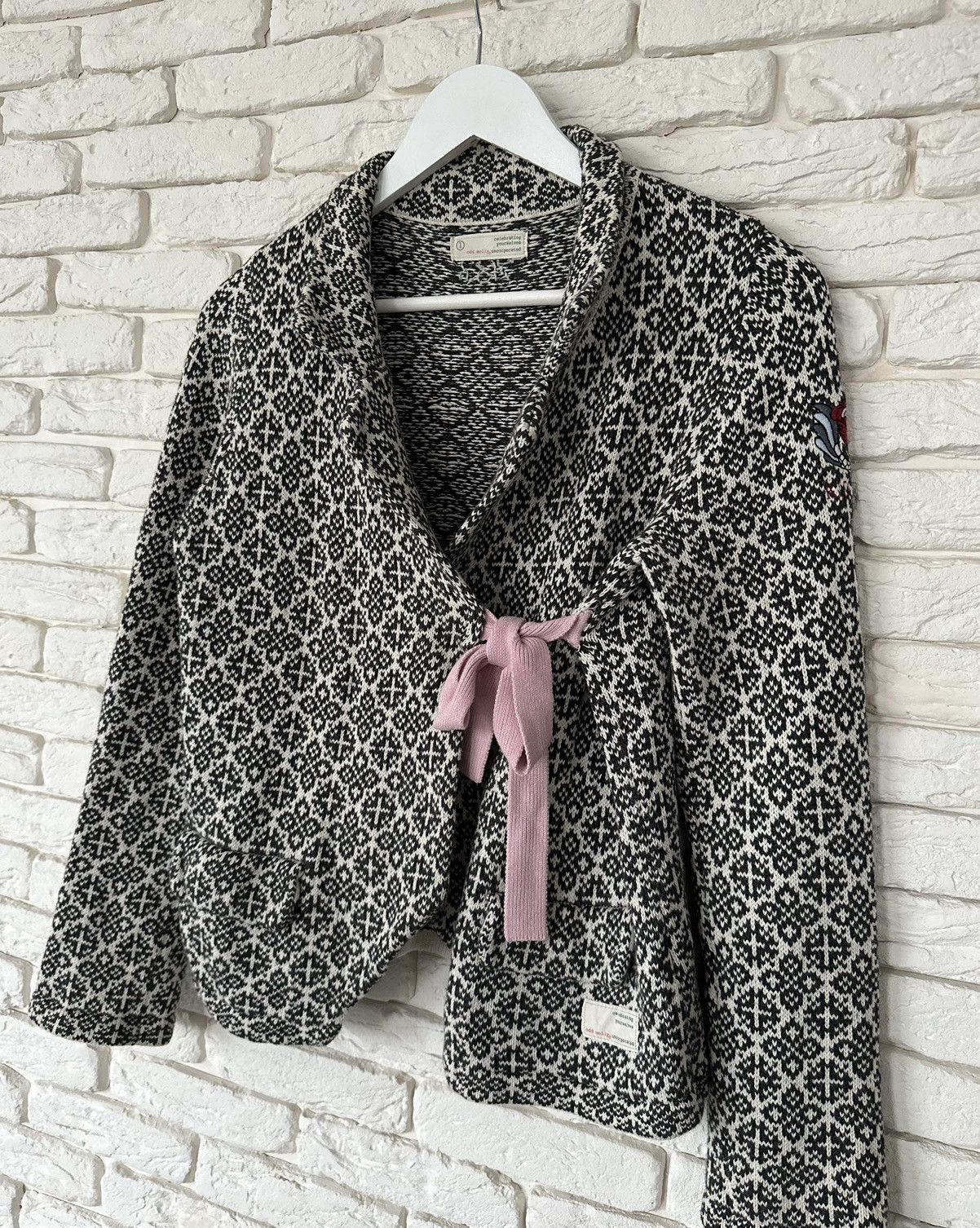 Other Odd Molly 233 Cable Knit Cotton Cardigan Sweater Size 1 Size S / US 4 / IT 40 - 2 Thumbnail