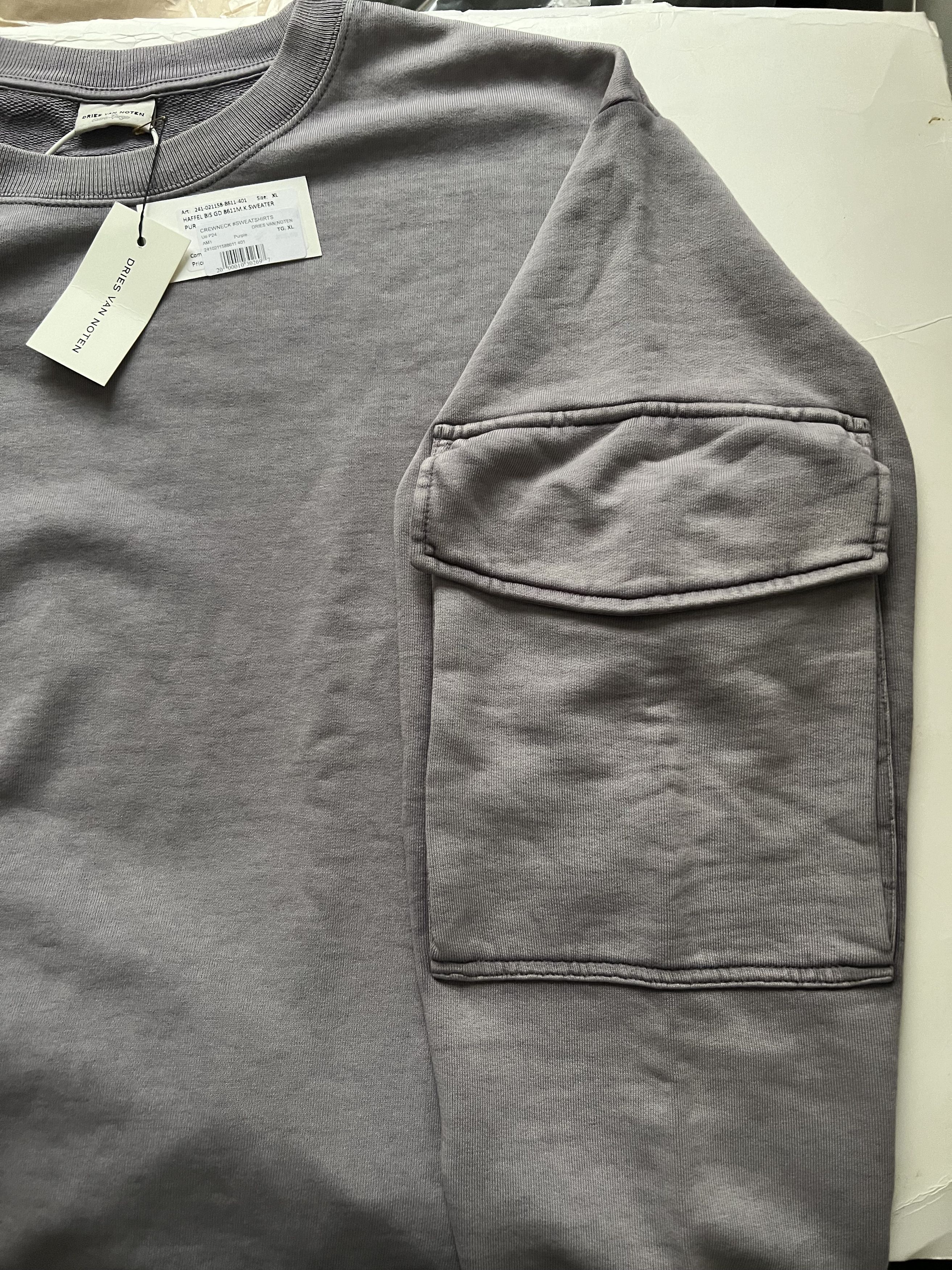 Dries Van Noten Dries Van Noten Sweatshirt Jersey Faded Size US XL / EU 56 / 4 - 10 Thumbnail