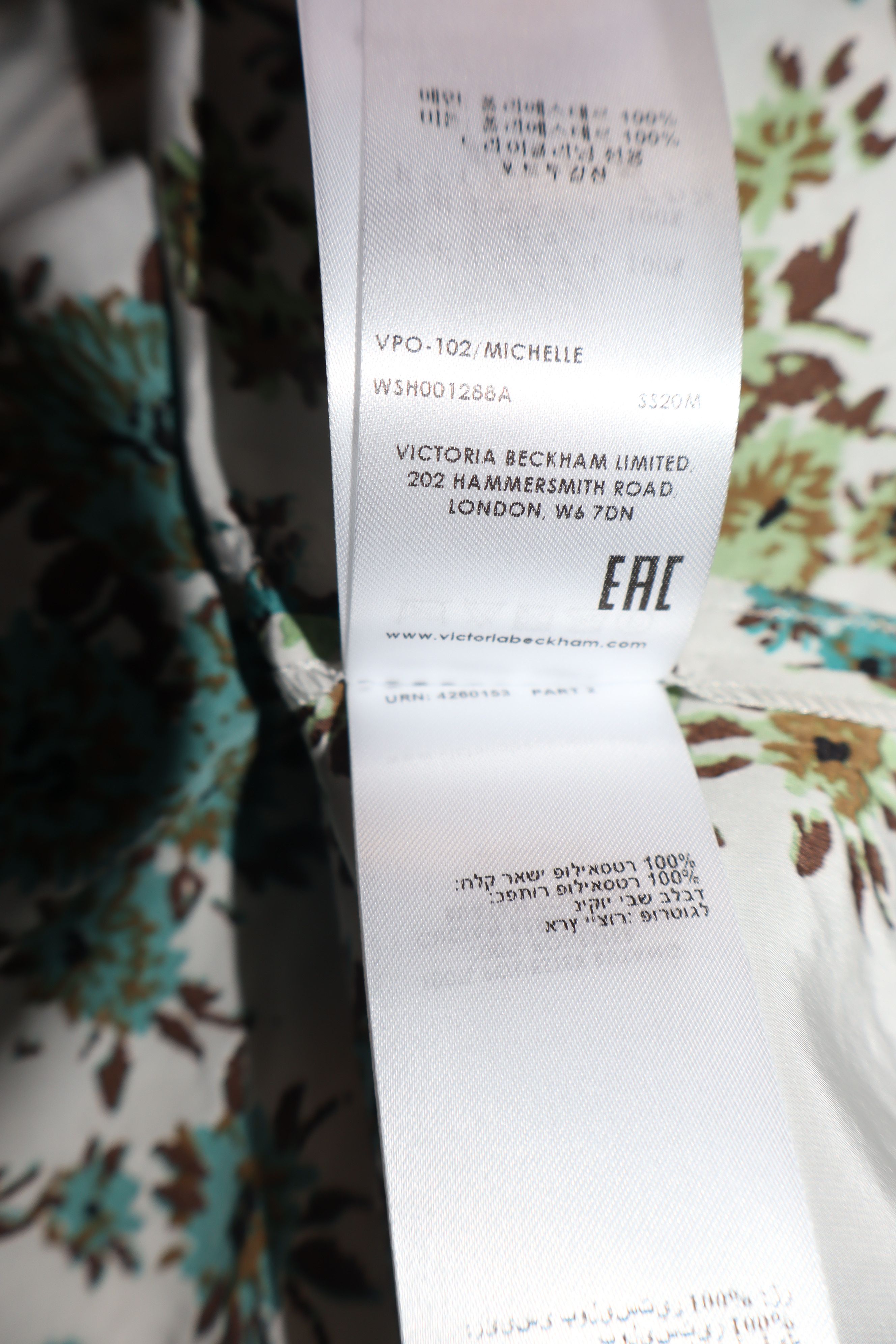 Victoria Beckham Floral Michelle shirt Size M / US 6-8 / IT 42-44 - 11 Thumbnail