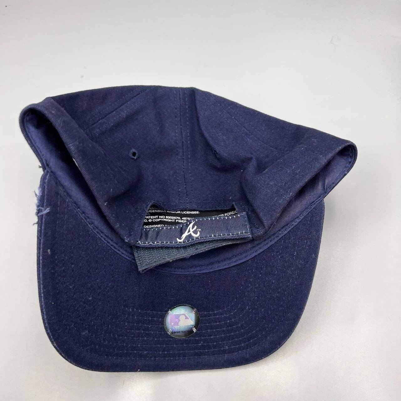Twins Enterprise Inc. Atlanta Braves Hat Men Navy Embroidered MLB Strap Back Cap Size ONE SIZE - 9 Thumbnail