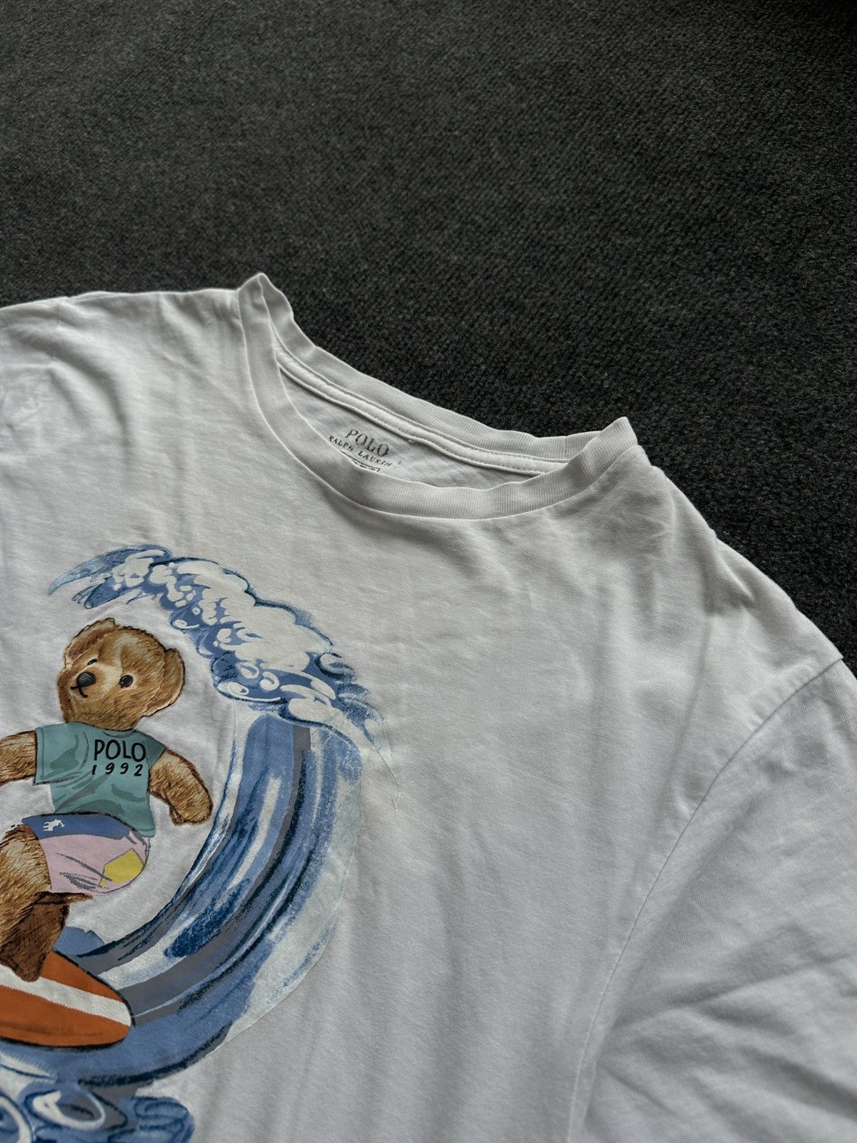 Polo Ralph Lauren 🚨VNTG RARE POLO RL BEAR T shirt big logo Ralph lauren Size US M / EU 48-50 / 2 - 8 Thumbnail