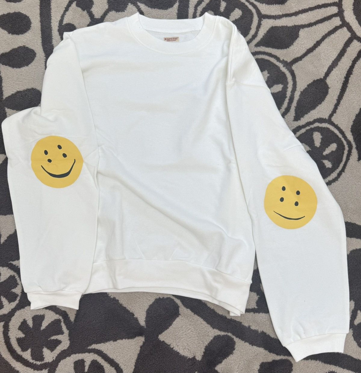 Kapital Kapital smiley face crew neck sweatshirt Size US XXL / EU 58 / 5 - 2 Thumbnail