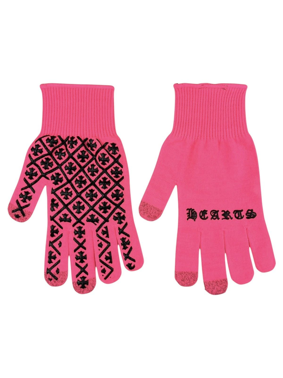 Chrome Hearts Chrome Hearts Checkmate Logo Work Gloves Medium Pink Size ONE SIZE - 1 Thumbnail