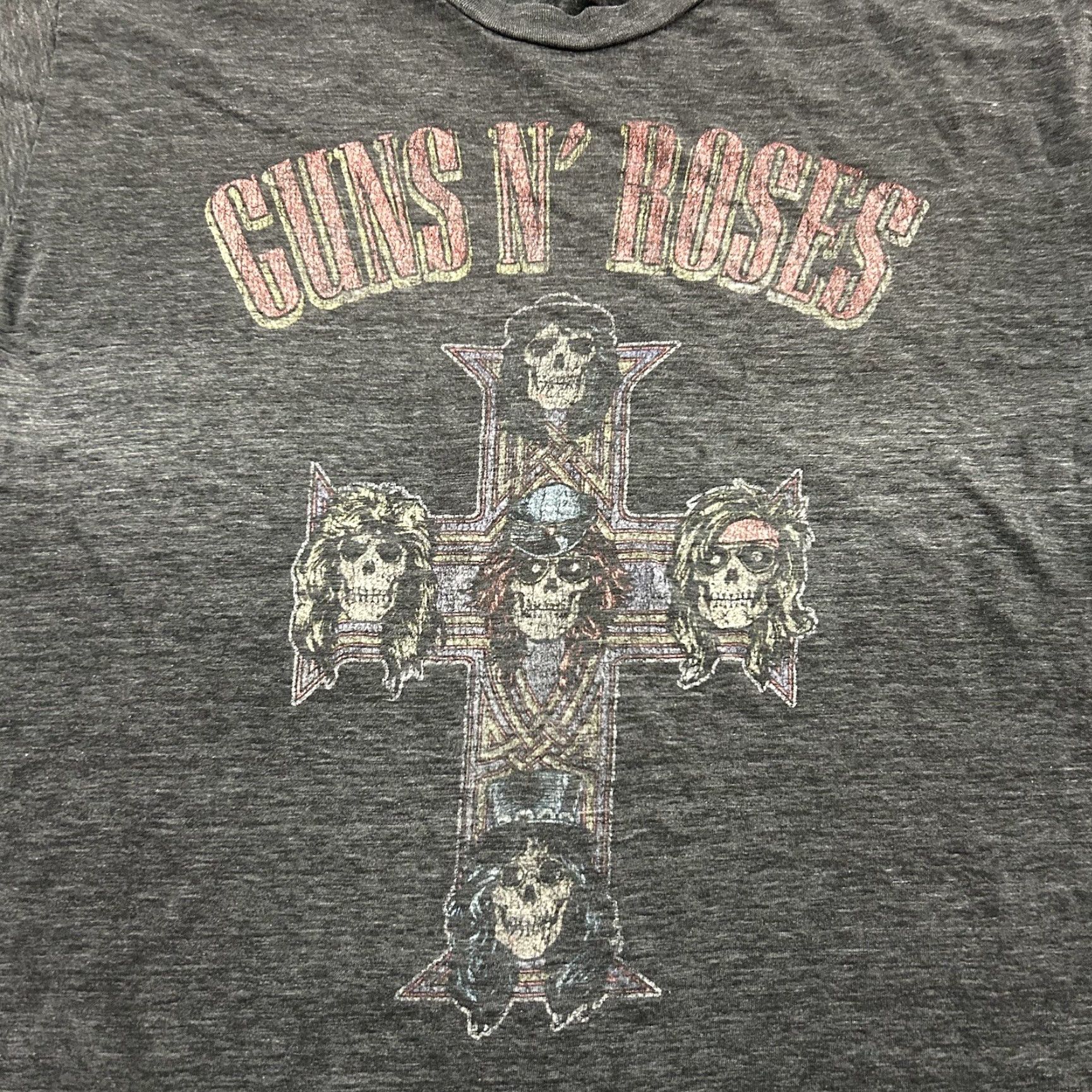 Vintage Guns N Roses Short Sleeve T Shirt Men's XL Gray Appetite for Destruction Size US XL / EU 56 / 4 - 2 Thumbnail