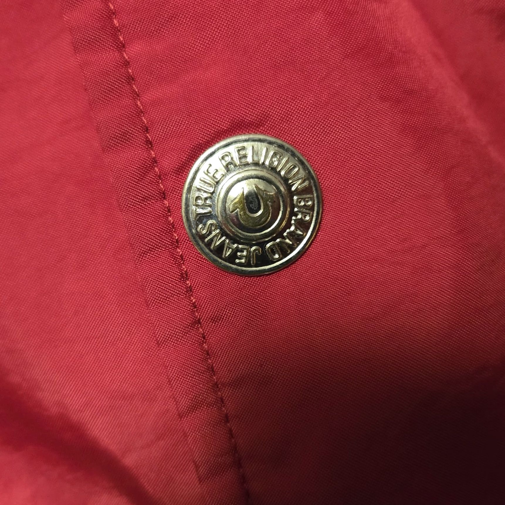 True Religion VINTAGE True Religion Bomber Snap Button Jacket Black Red M Men Shirt? Size US M / EU 48-50 / 2 - 5 Thumbnail
