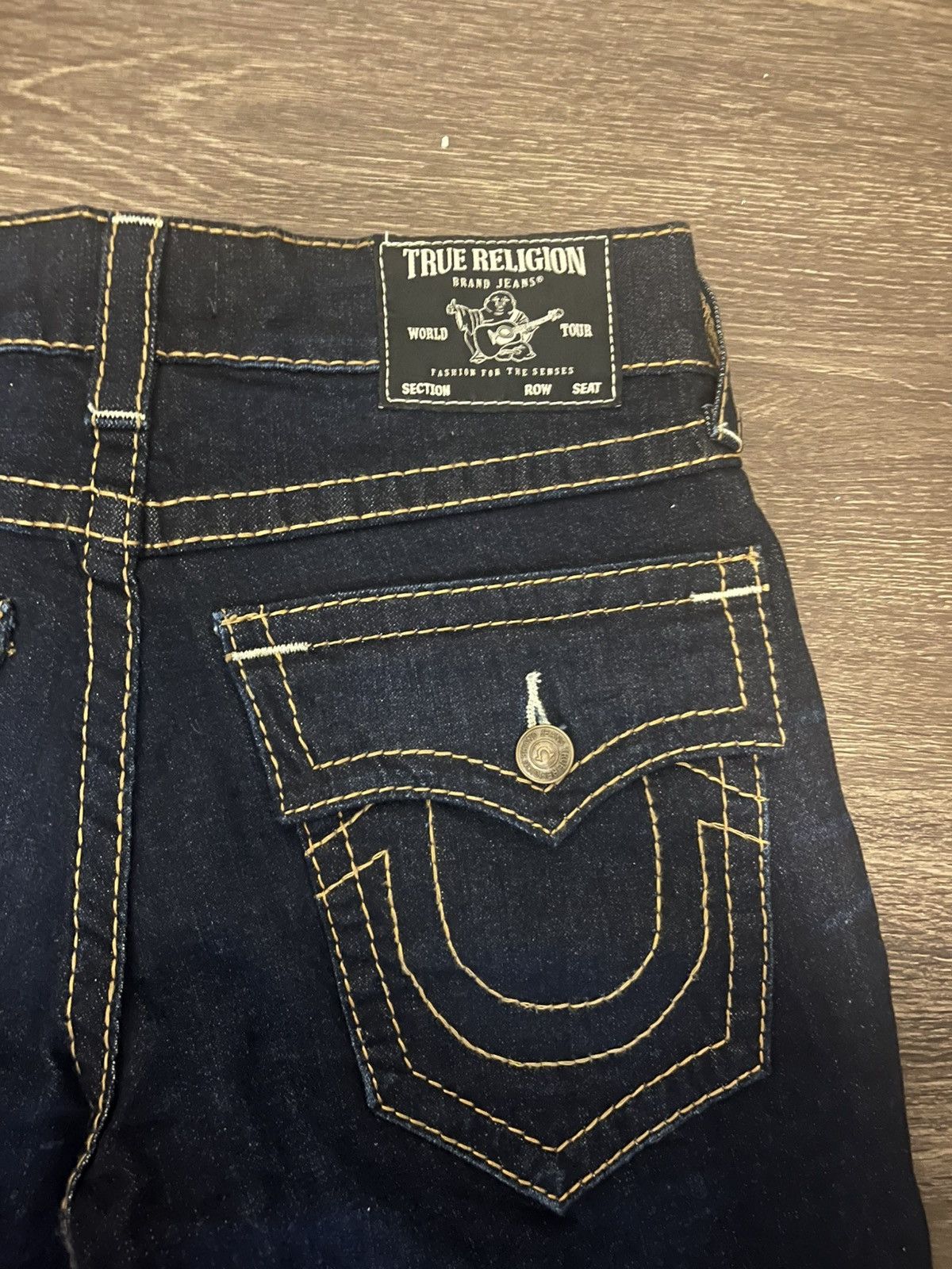 True Religion True Religion Geno Flap Big T Razor Dark Rips Size US 32 / EU 48 - 3 Thumbnail