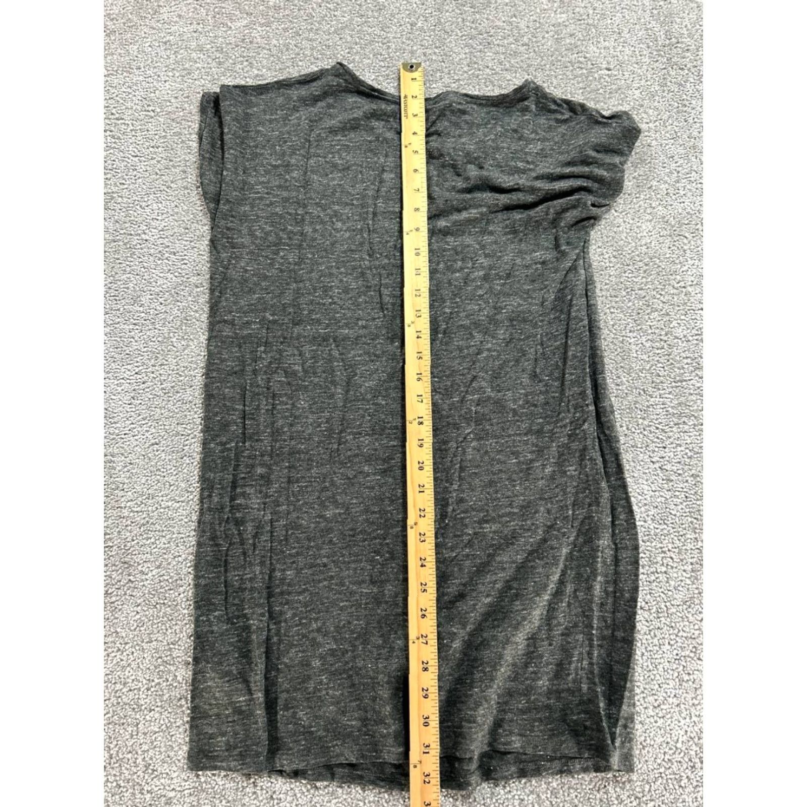 Everlane Everlane Shirt Dress Womens Medium Gray Linen Pullover Size M / US 6-8 / IT 42-44 - 7 Thumbnail