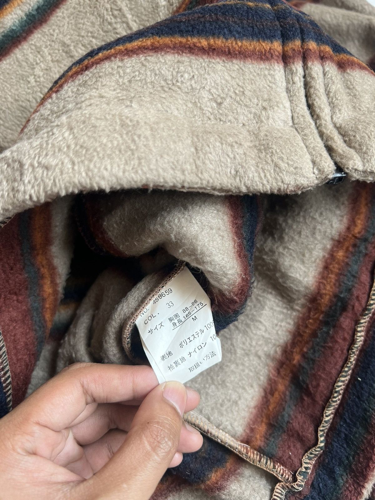 Beverly Hills Polo Club Vintage Polo Club Brown Striped Fleece Size US M / EU 48-50 / 2 - 13 Thumbnail