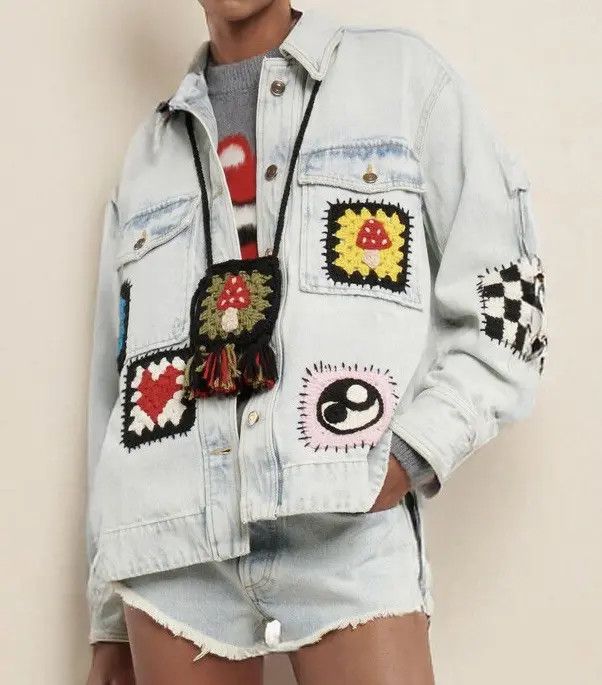 Alanui Oversize Alanui - Northern Vibes denim jacket Size S / US 4 / IT 40 - 1 Thumbnail
