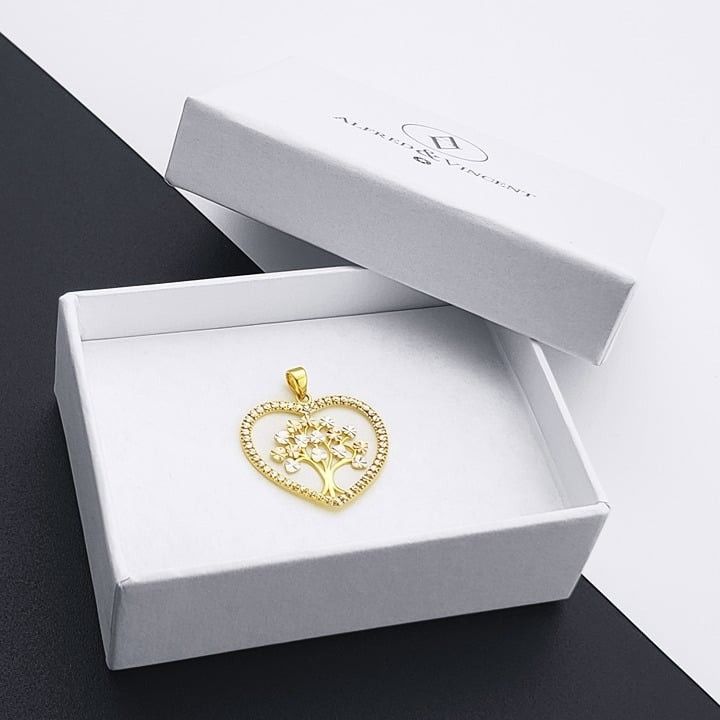 Other Heart w/ Tree of Life 14k Yellow White Rose Gold Pendant Size ONE SIZE - 2 Thumbnail