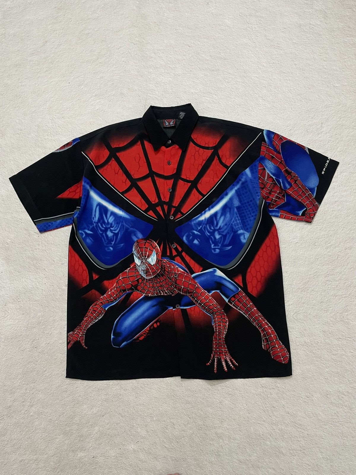 Vintage Spider-Man AOP Shirt Marvel Graphic y2k Ifsix CDG