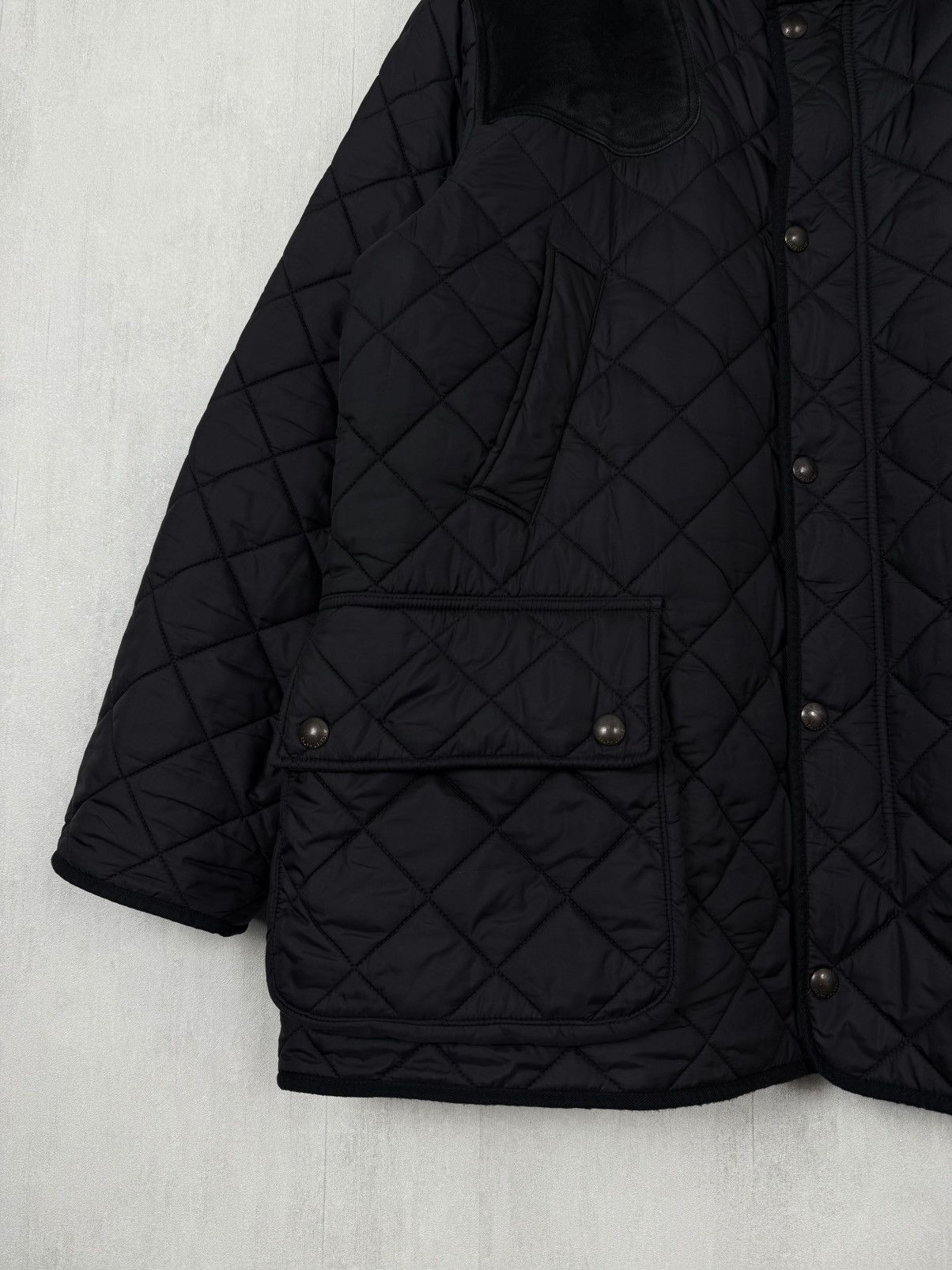 Polo Ralph Lauren Polo Ralph Lauren Quilted Shoulder Patch Jacket Size L Size US L / EU 52-54 / 3 - 4 Thumbnail