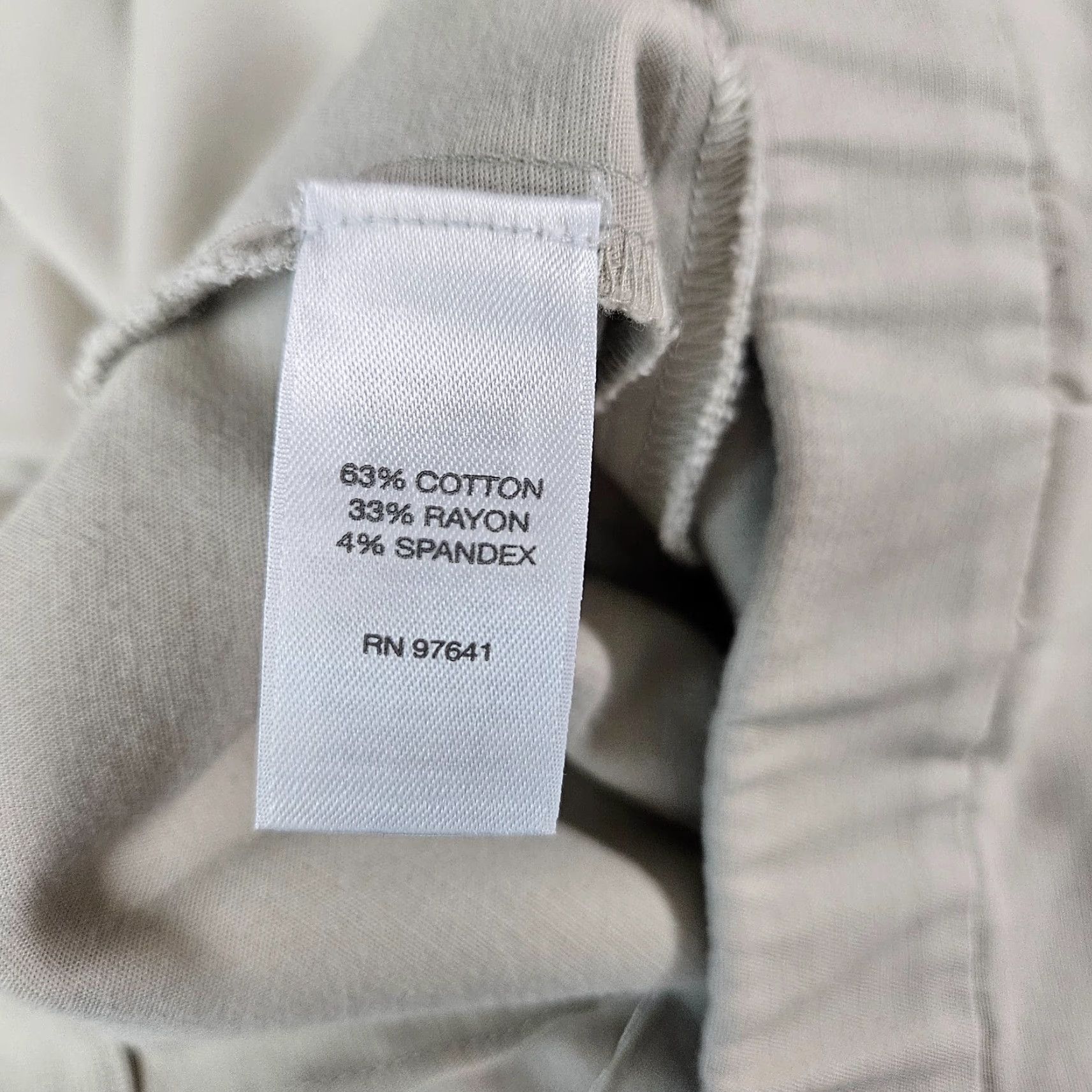 J. Jill J. Jill Womens Essential Slim Ankle Pant Sz 8 Beige Pull On Cotton Blend Mid Rise Pants - Women Mens? Size 30" / US 8 / IT 44 - 6 Thumbnail