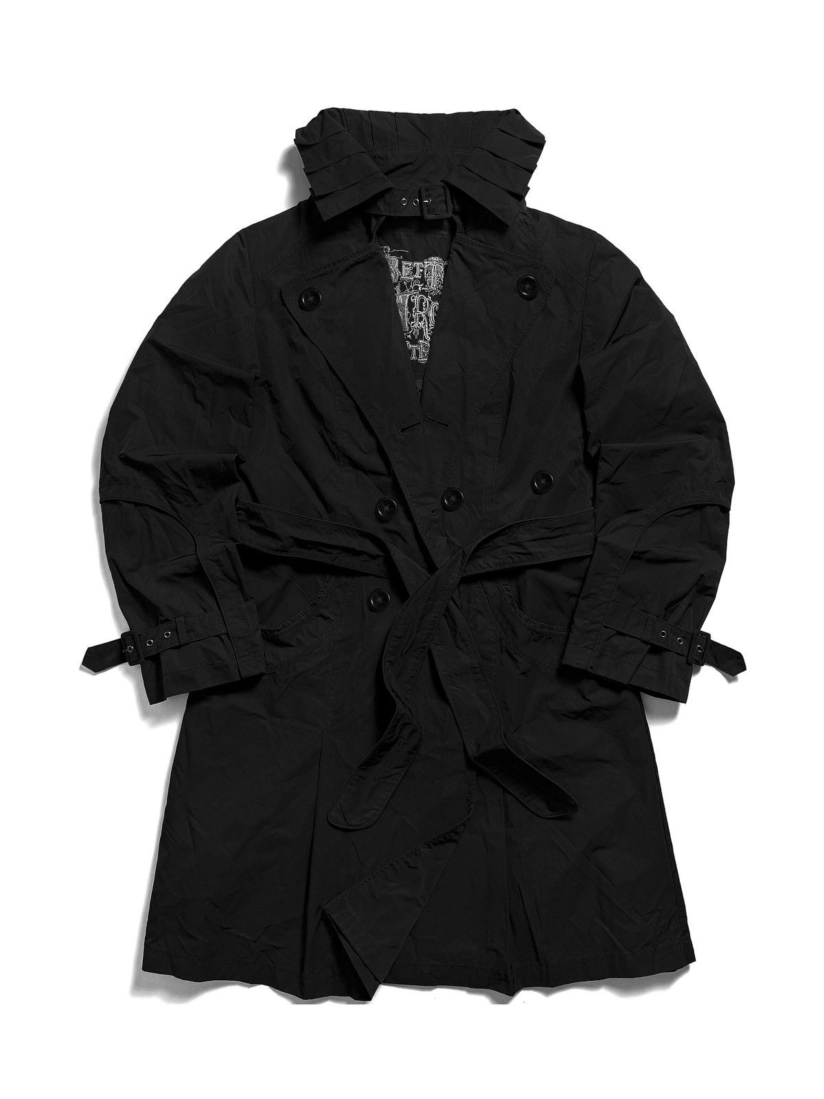 Avant-Garde Geometric Trench Coat