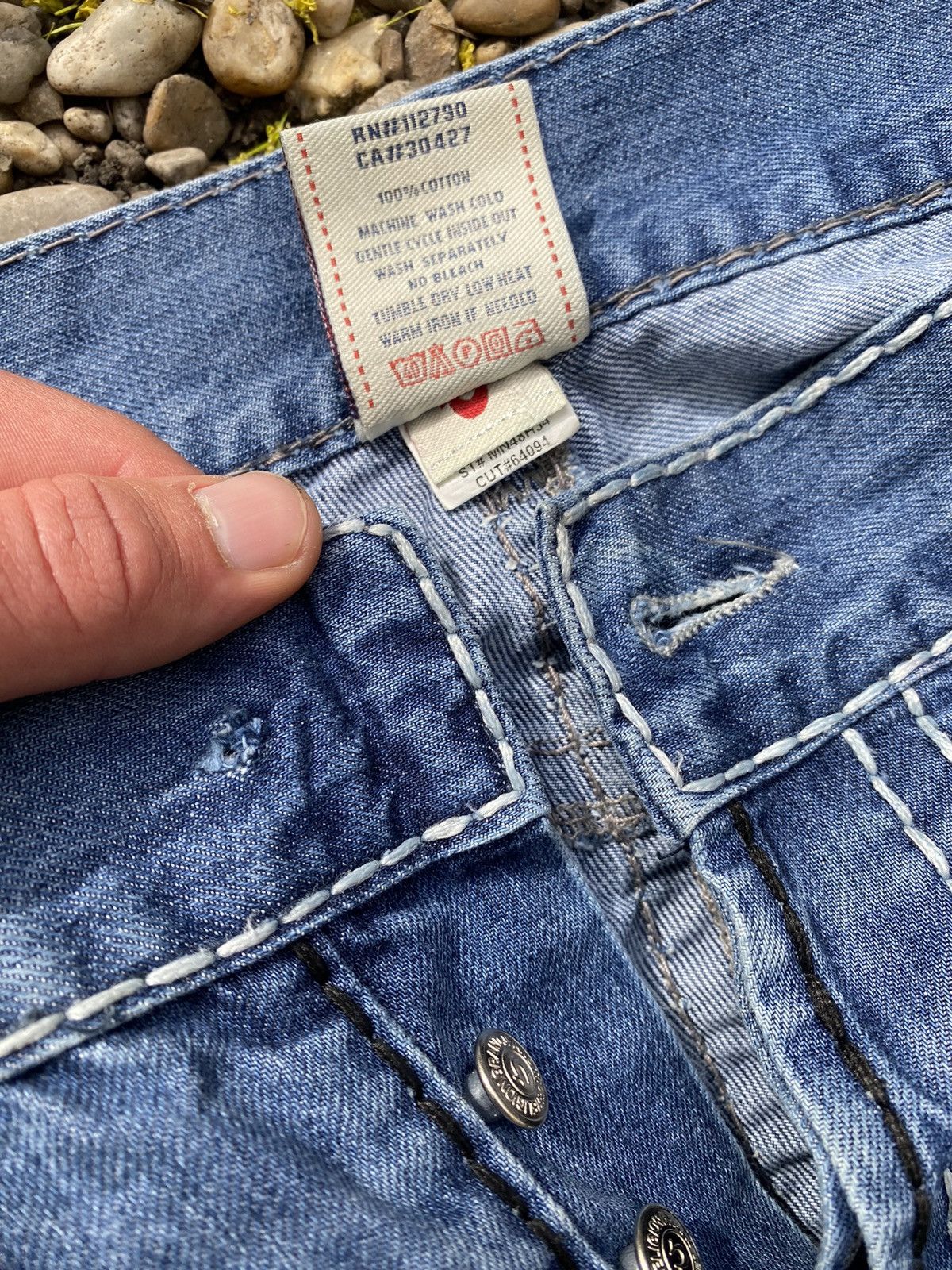 True Religion × Vintage Vintage True Religion Y2K Jeans Size US 38 / EU 54 - 11 Thumbnail