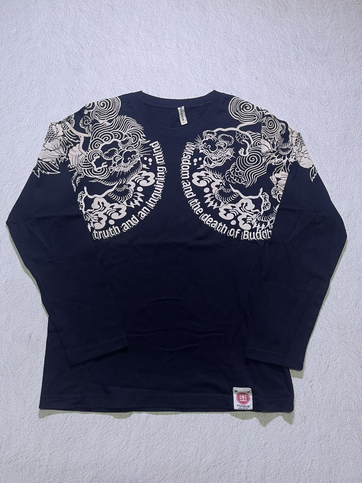 Japanese Brand Y2K JIM LING TANG long sleeve tshirt japanese style Size US M / EU 48-50 / 2 - 4 Thumbnail