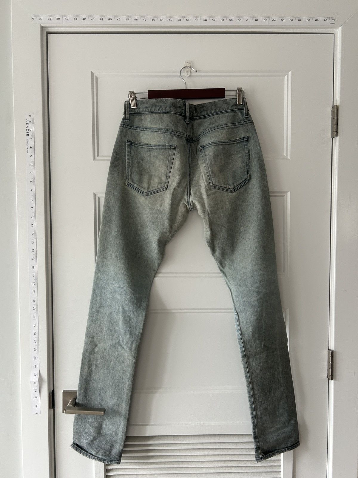John Elliott John Elliott Cast 2 Odeon Indigo Distressed Denim Size US 29 - 7 Thumbnail