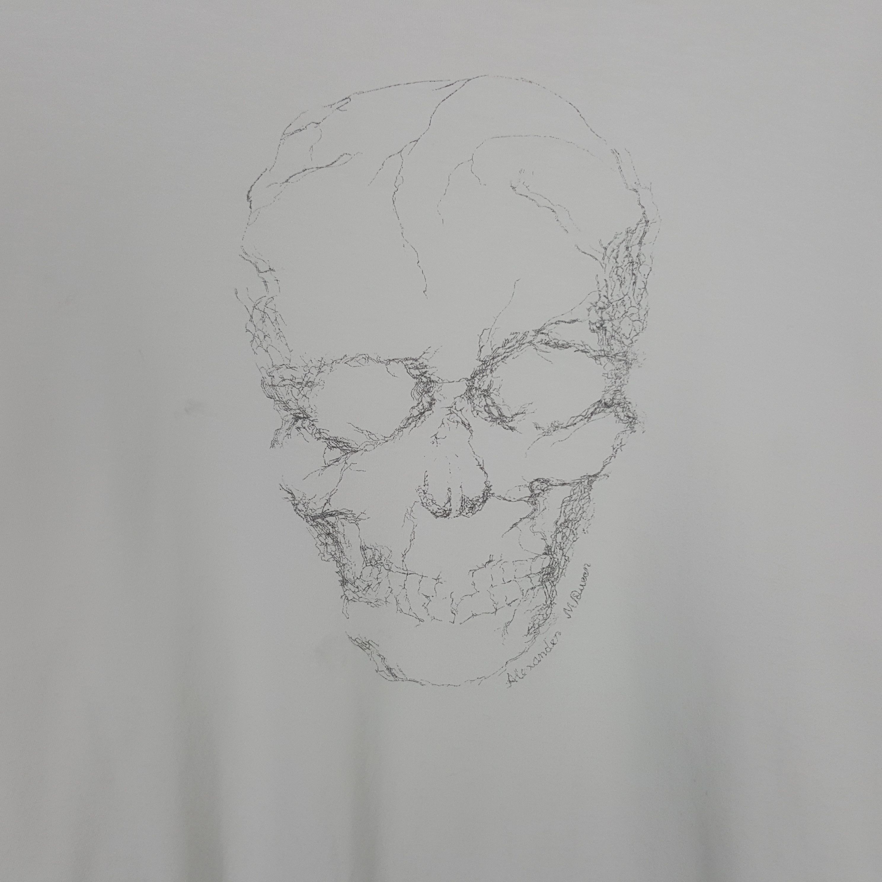 Alexander McQueen Vintage Alexander Mcqueen Skull Tshirt Size US M / EU 48-50 / 2 - 2 Thumbnail