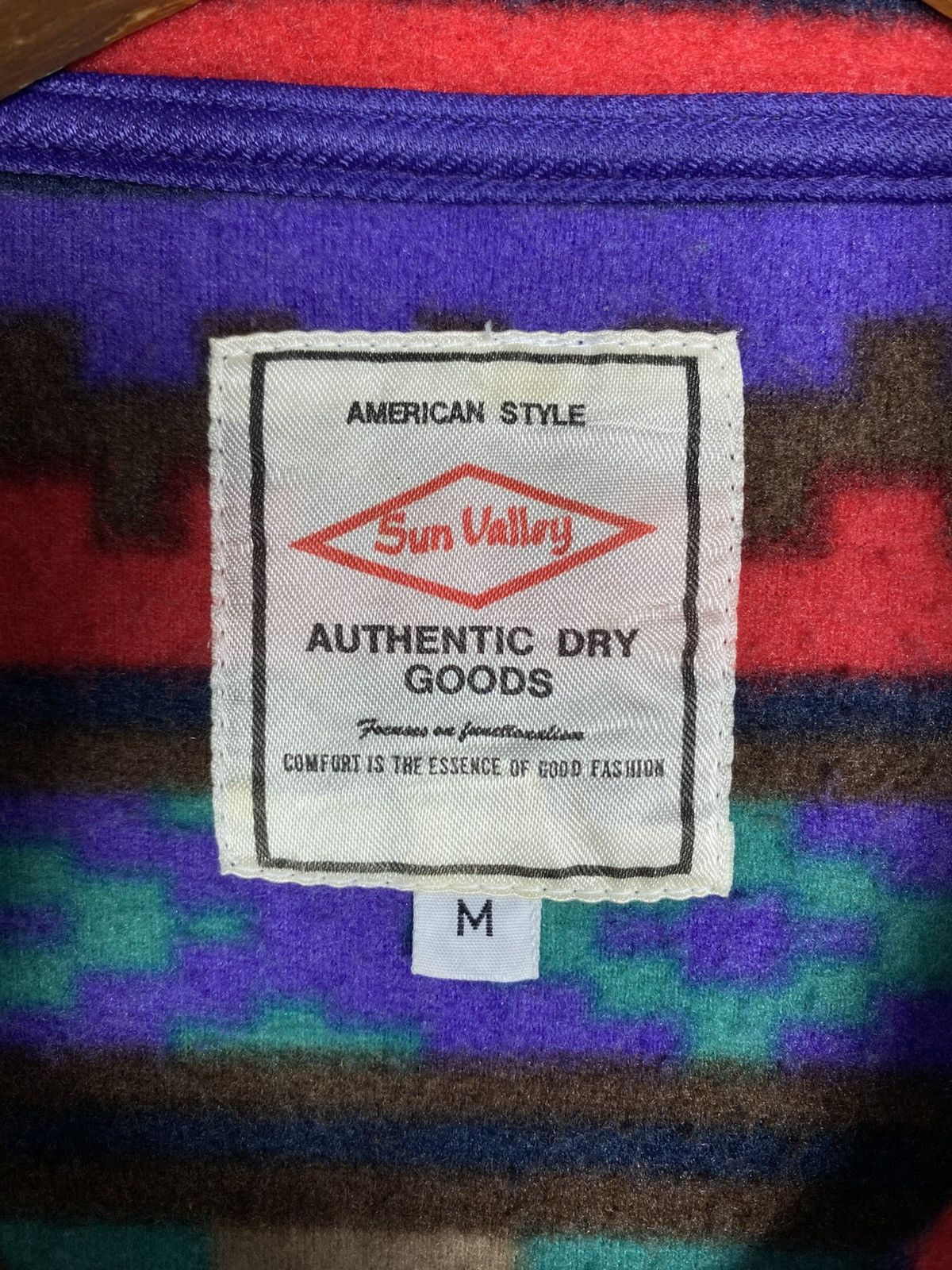 Japanese Brand Rare‼️ Sun Valley Full-Zip Aztec Fleece Size US S / EU 44-46 / 1 - 5 Thumbnail