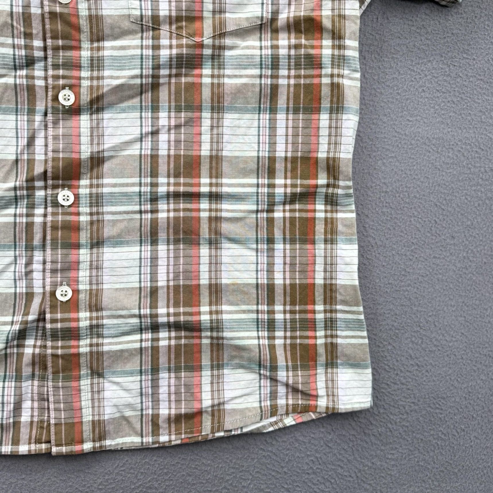 Oakley Oakley Shirt Mens Medium Multicolor Plaid Short Sleeve Button Up Slim Fit Casual Size US M / EU 48-50 / 2 - 7 Thumbnail