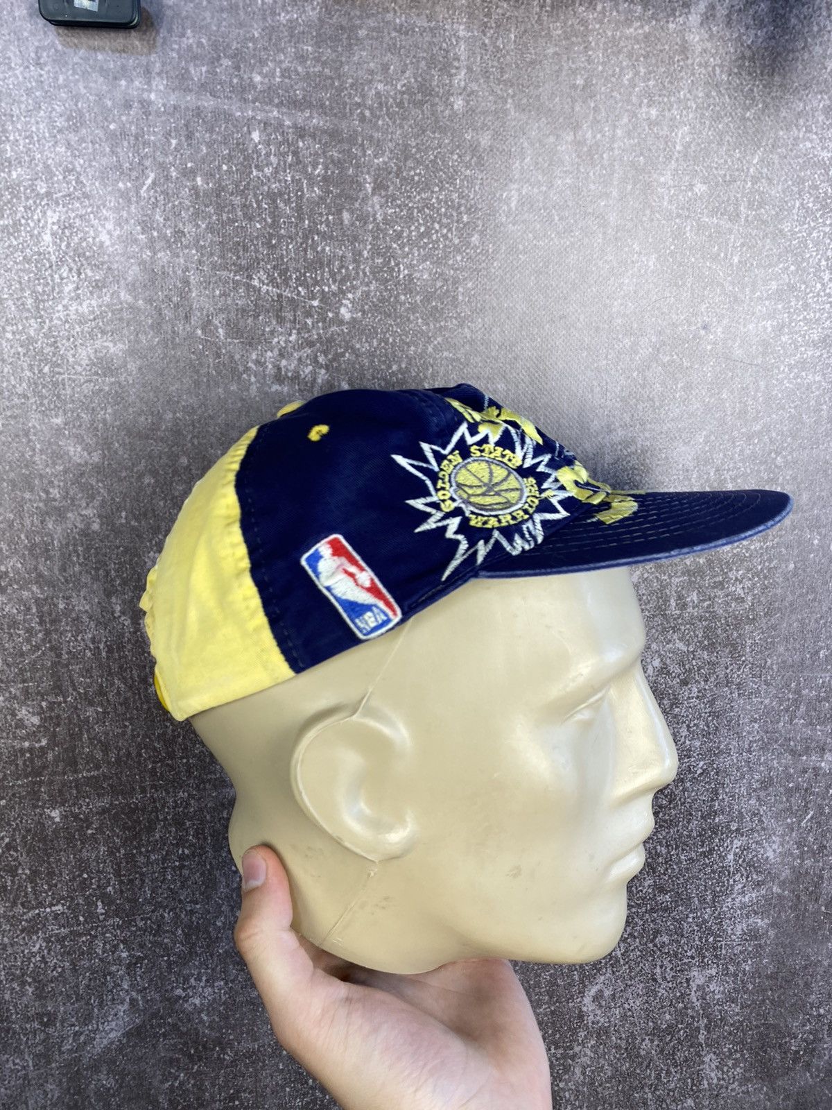 NBA × Vintage NOS 90s vintage NBA Golden State Warriors snapback cap DS Size ONE SIZE - 3 Thumbnail