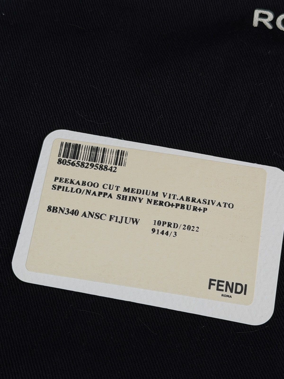 Fendi Peekaboo Cut leather handbag Size ONE SIZE - 13 Thumbnail