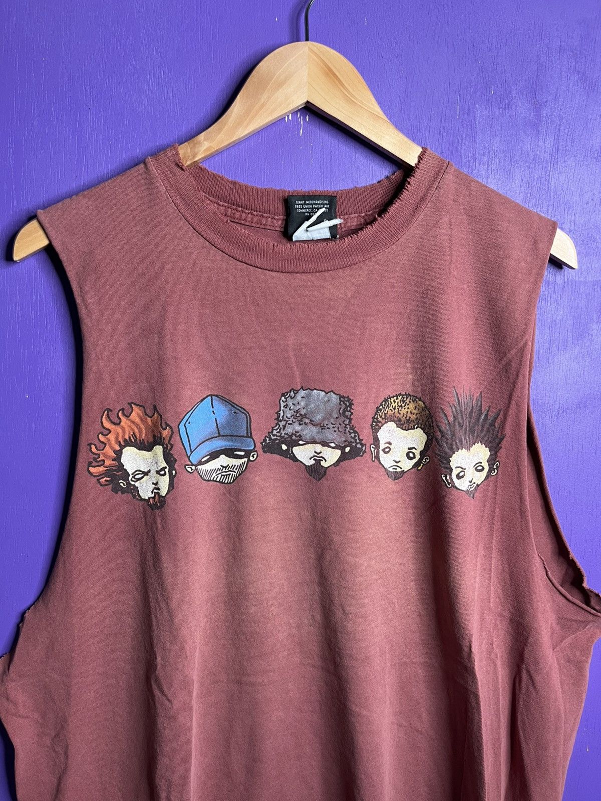 Band Tees × Vintage Vintage 90s KORN school bus band tank top Size US XL / EU 56 / 4 - 3 Thumbnail