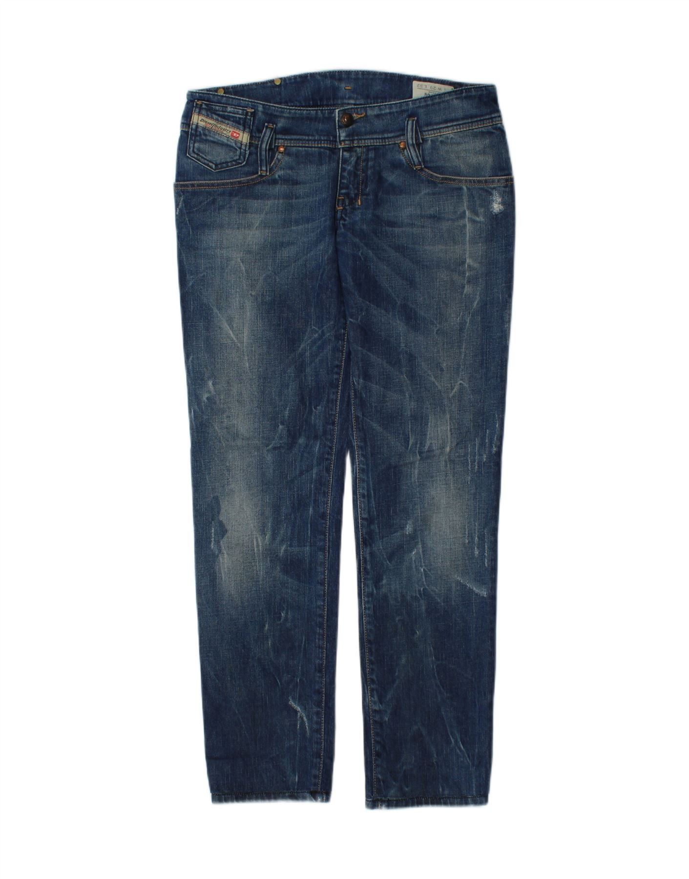 Diesel Womens Matic Slim Jeans W29 L29 Blue Cotton Size 42" / US 20 - 1 Thumbnail