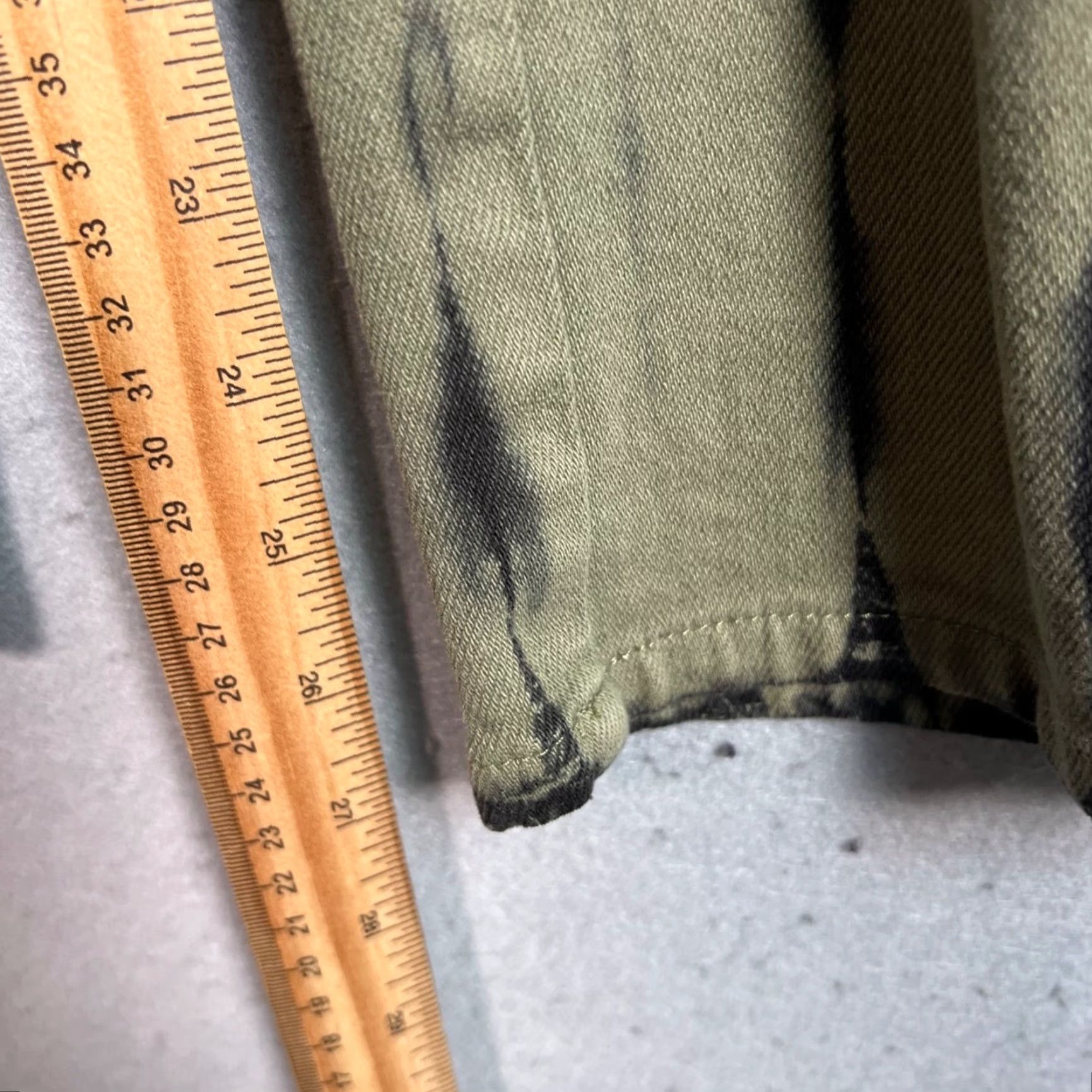 Vintage Wilfred Free Womens Size 0 Tie-Dye High-Waisted Tapered Pants Cotton Blend Size 25" / US 0 / IT 36 - 7 Thumbnail