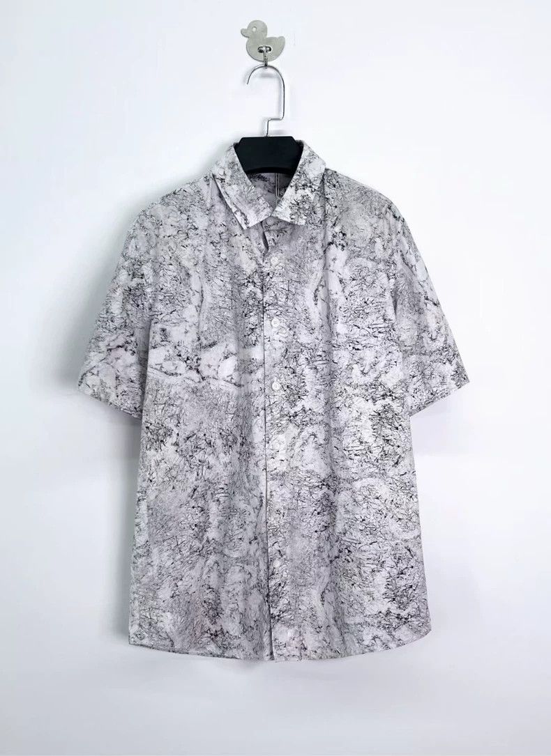 Givenchy Givenchy Size38 Show model black and white oil painting mar Size US M / EU 48-50 / 2 - 1 Thumbnail