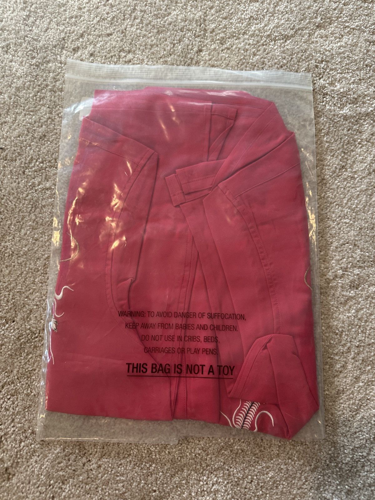 Supreme Supreme Dragon Rayon Red T-shirt (New With bag) Size US M / EU 48-50 / 2 - 3 Thumbnail
