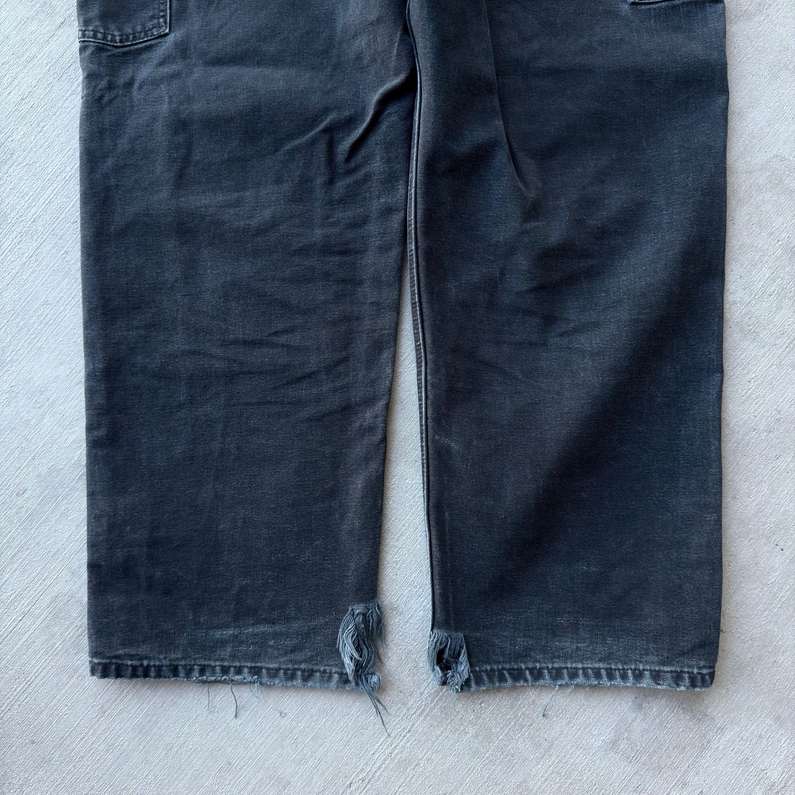 Carhartt × Vintage Vintage Y2K Carhartt black double knee work carpenter pants Size US 35 - 7 Thumbnail