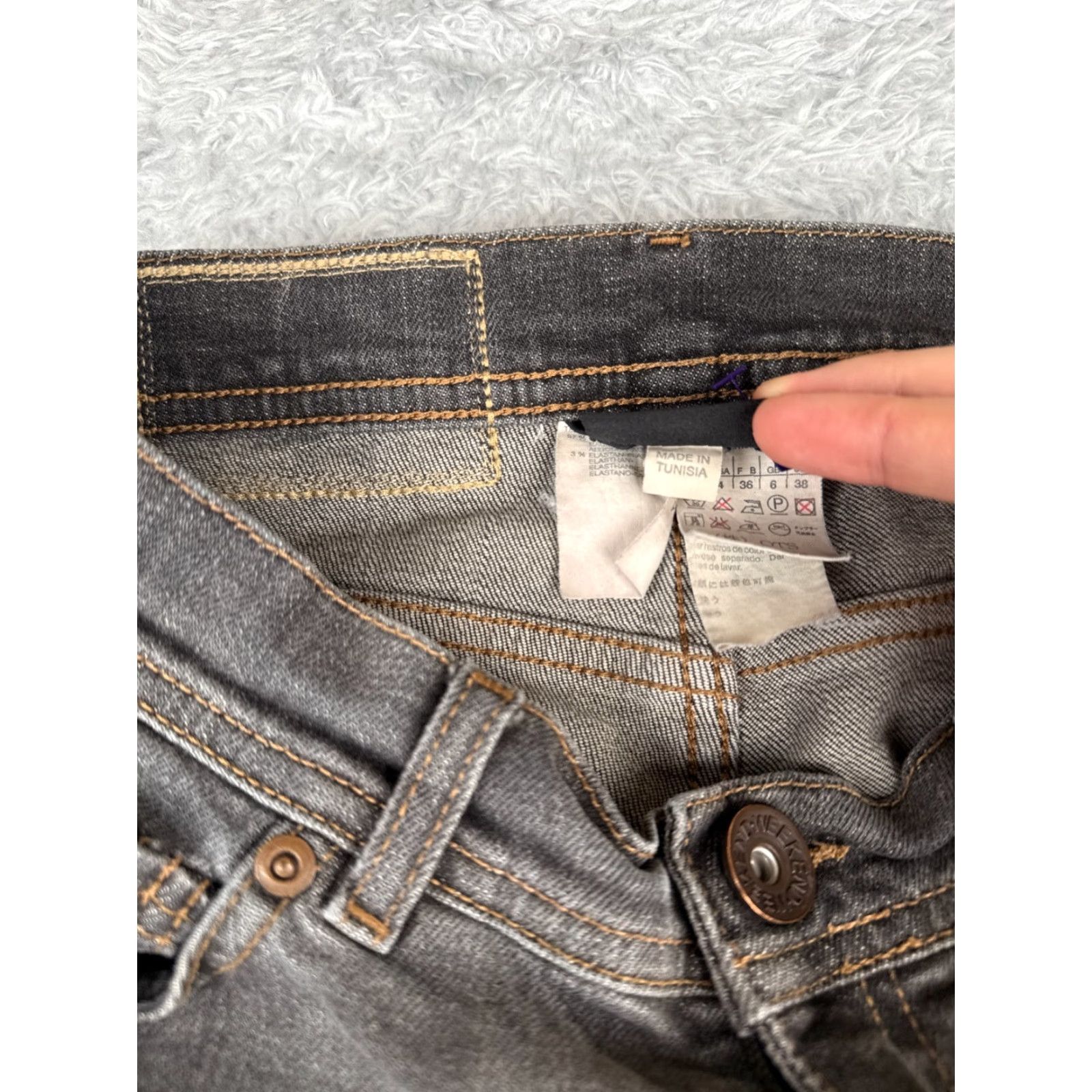 Max Mara Weekend Max Mara Jeans Womens Flared Low Rise Black Cotton Blend 4 25x30 Denim 5-Pocket Womens Slimming Comfort Size 27" / US 4 / IT 40 - 7 Thumbnail