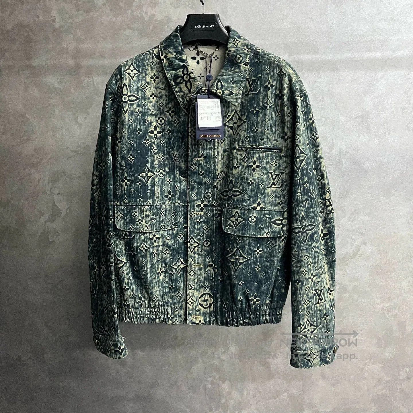Louis Vuitton gray logo button-up long sleeve denim jacket. Size US L / EU 52-54 / 3 - 1 Thumbnail