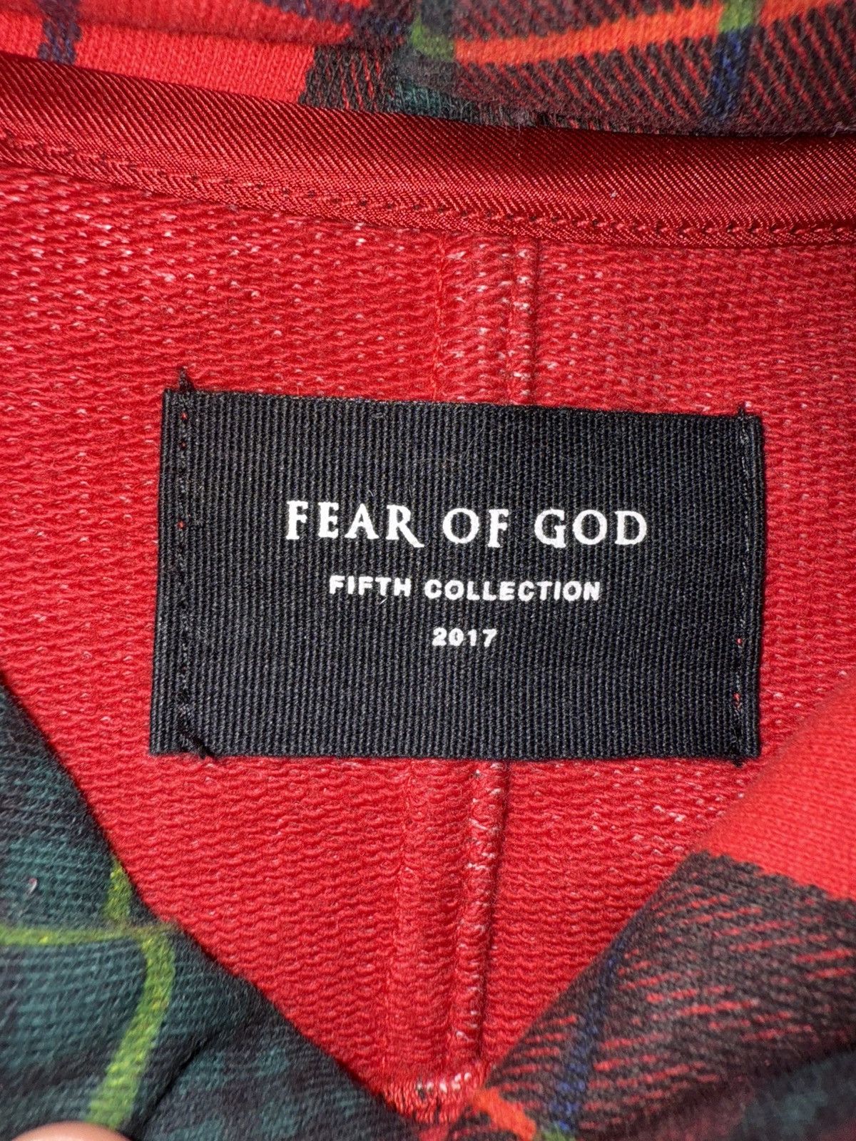Fear of God Fear of God FOG 5th 2017 Plaid Flannel Pullover Hoodie S Size US S / EU 44-46 / 1 - 3 Thumbnail