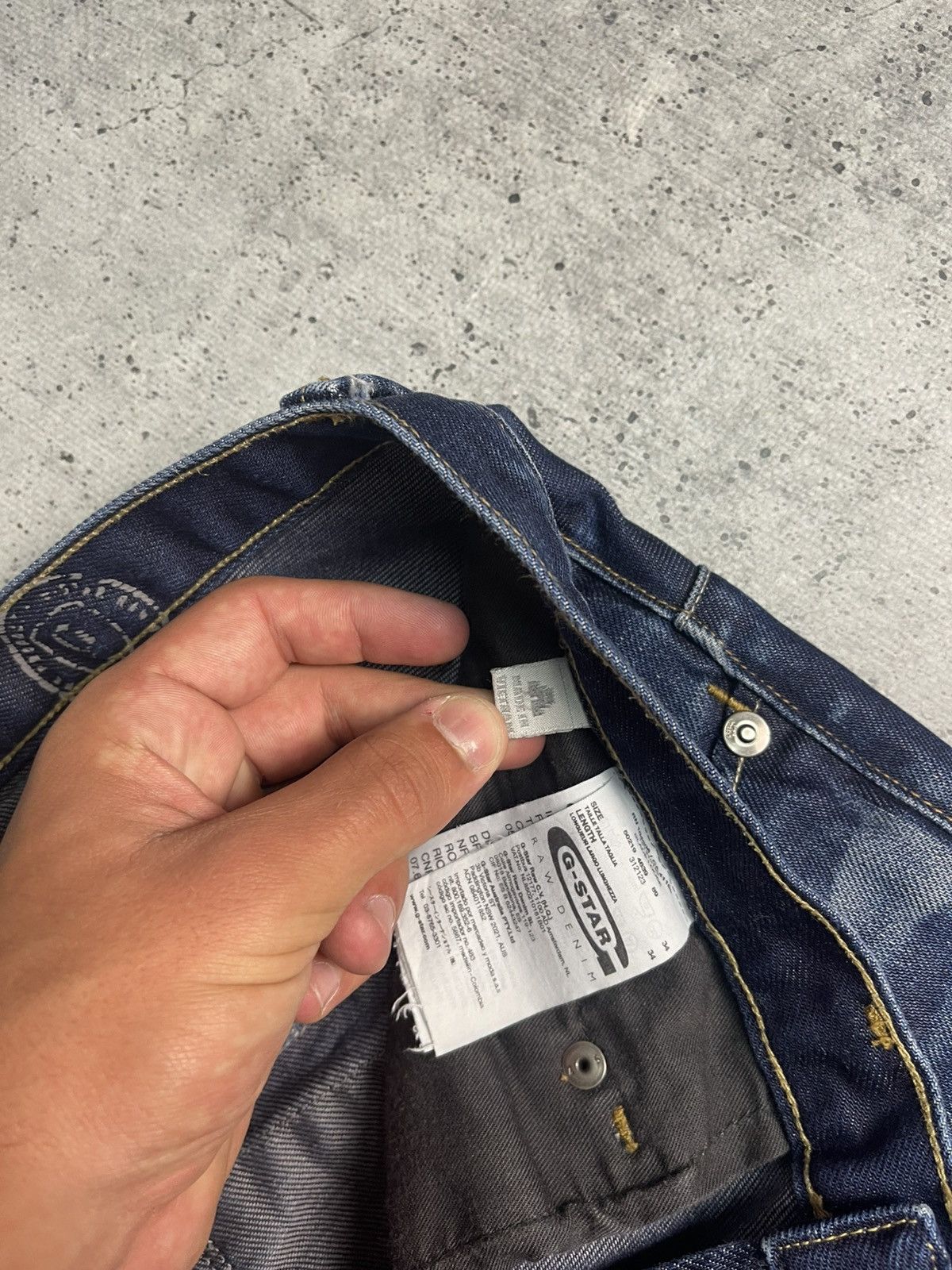 Japanese Brand crazy bondage g star raw vintage jeans if six was nine y2k Size US 34 / EU 50 - 11 Thumbnail