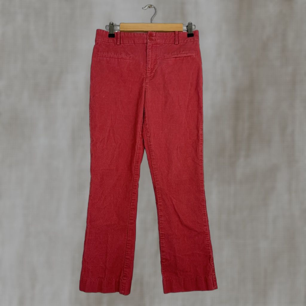 Anthropologie Anthropologie Jeans Womens Sz 4 Pink/Salmon Slot Pocket Straight Leg Ankle 30x26 Size 27" / US 4 / IT 40 - 1 Thumbnail
