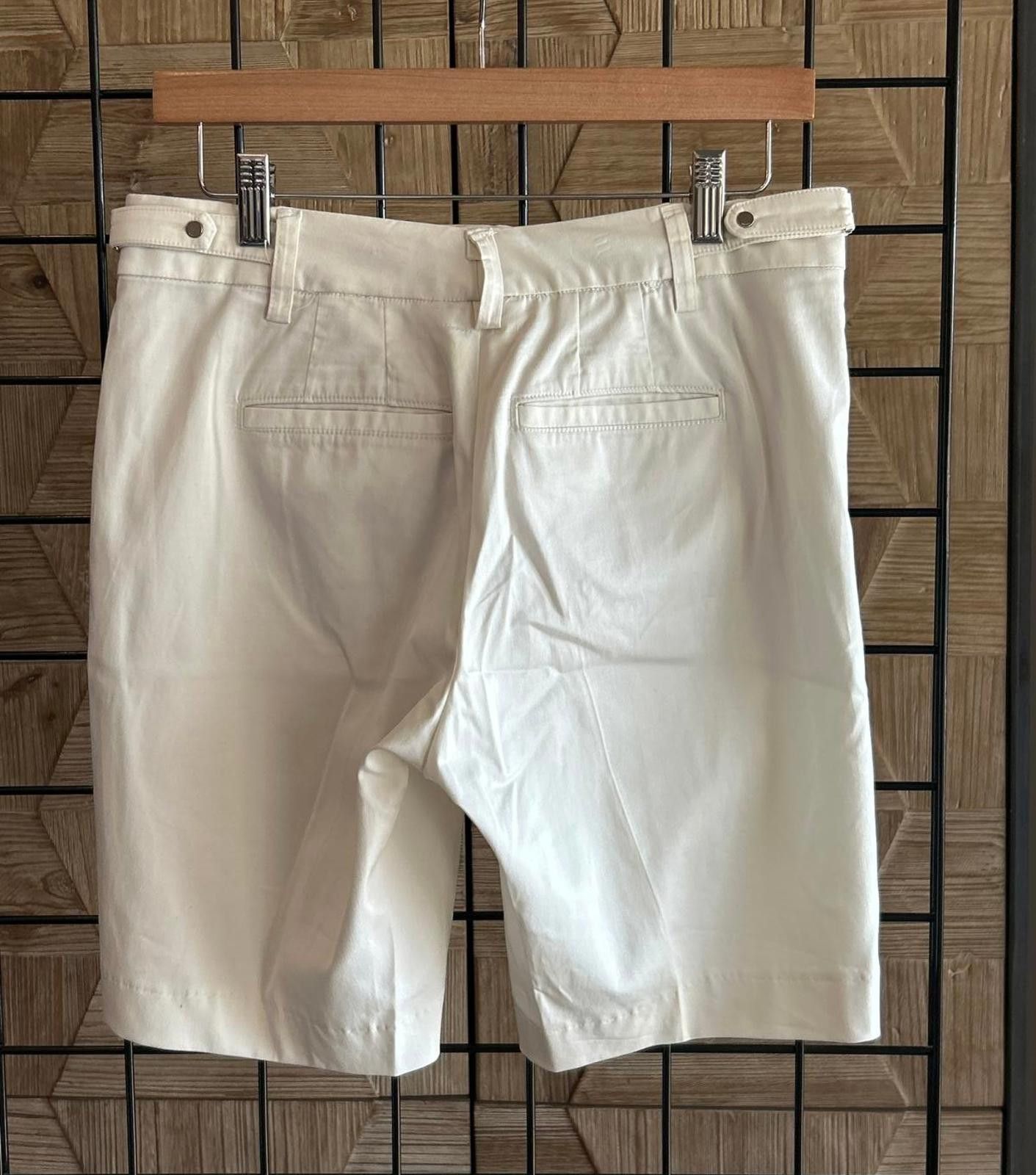 Vince Vince Womens Bermuda Shorts Size 8 Cream Preppy Academia Size 30" / US 8 / IT 44 - 4 Thumbnail