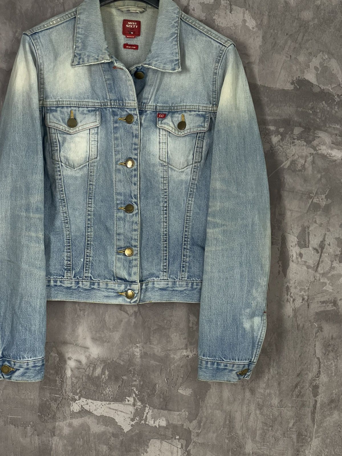 Miss Sixty × Vintage Vintage Y2K Miss Sixty Denim Jacket Streetwear 90s Style Size M / US 6-8 / IT 42-44 - 6 Thumbnail