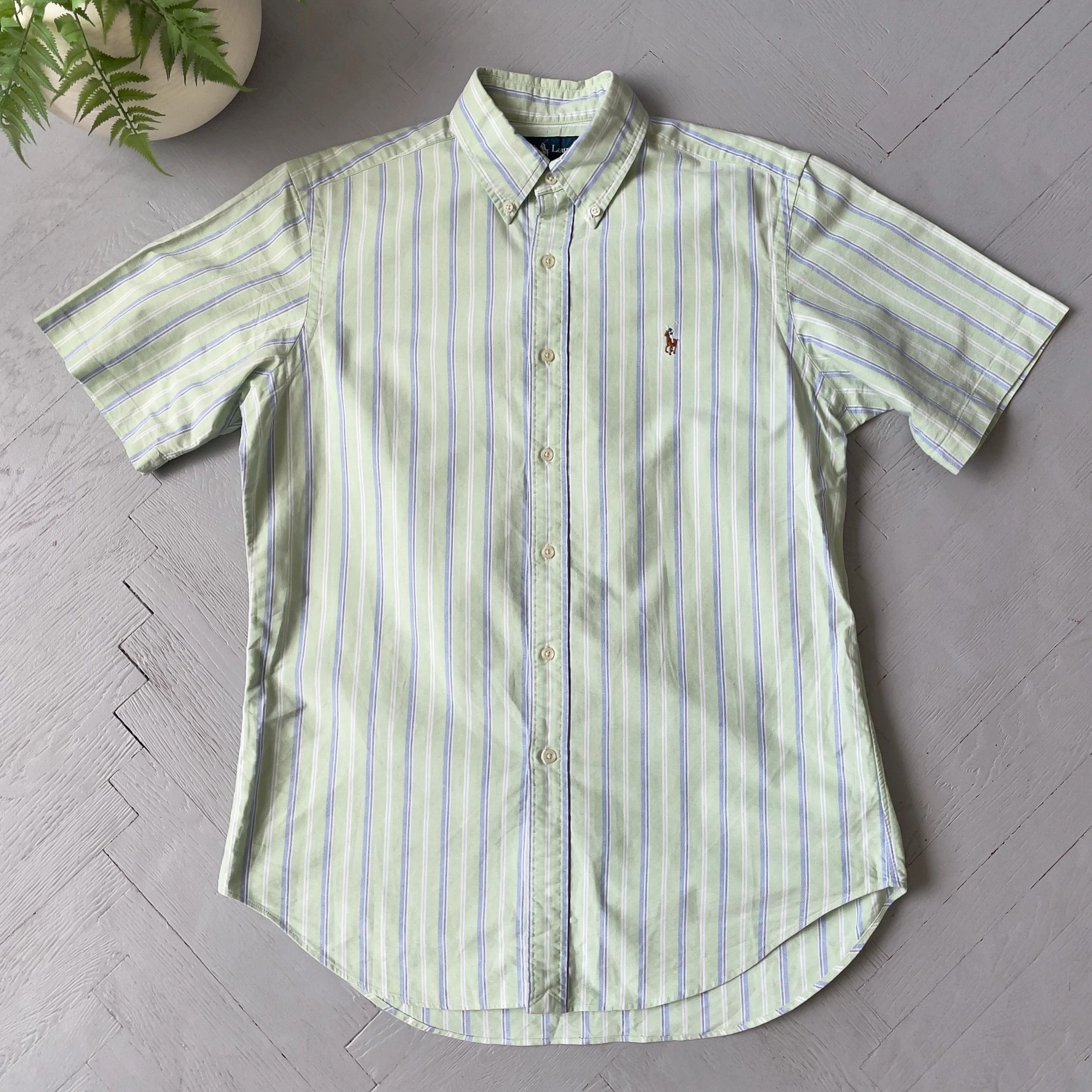Polo Ralph Lauren Vintage Polo Ralph Lauren Preppy Striped Shirt Size US M / EU 48-50 / 2 - 1 Thumbnail