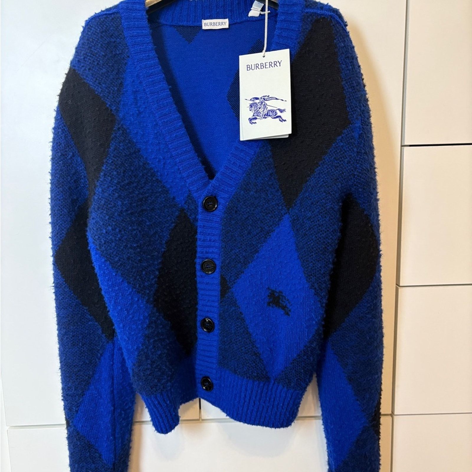 Burberry Burberry argyle-check wool cardigan m Size M / US 6-8 / IT 42-44 - 3 Thumbnail